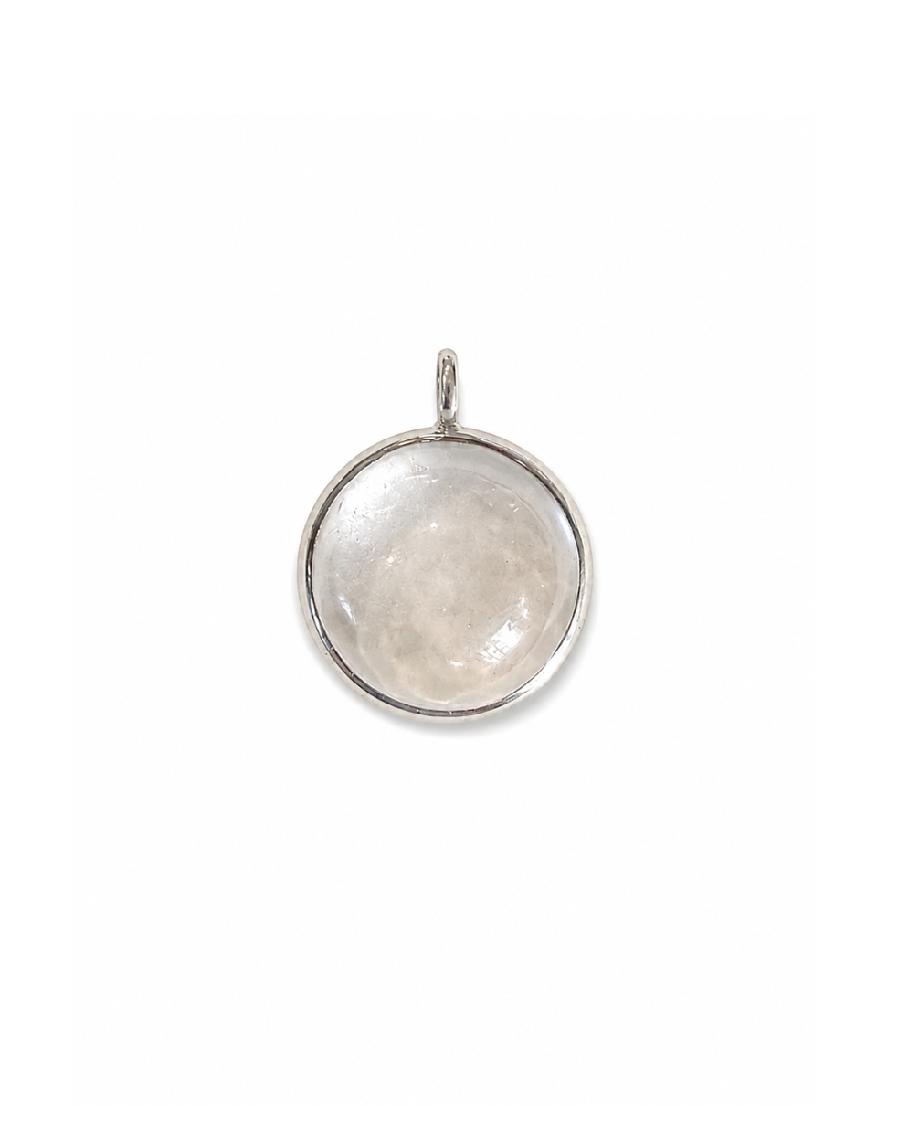 one of a kind charms | clear quartz #3 | 925 sterling silver
