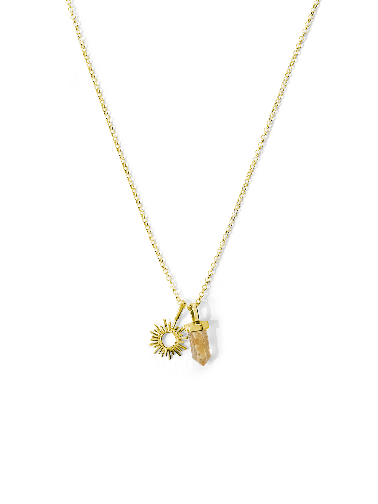 abundance necklace | citrine