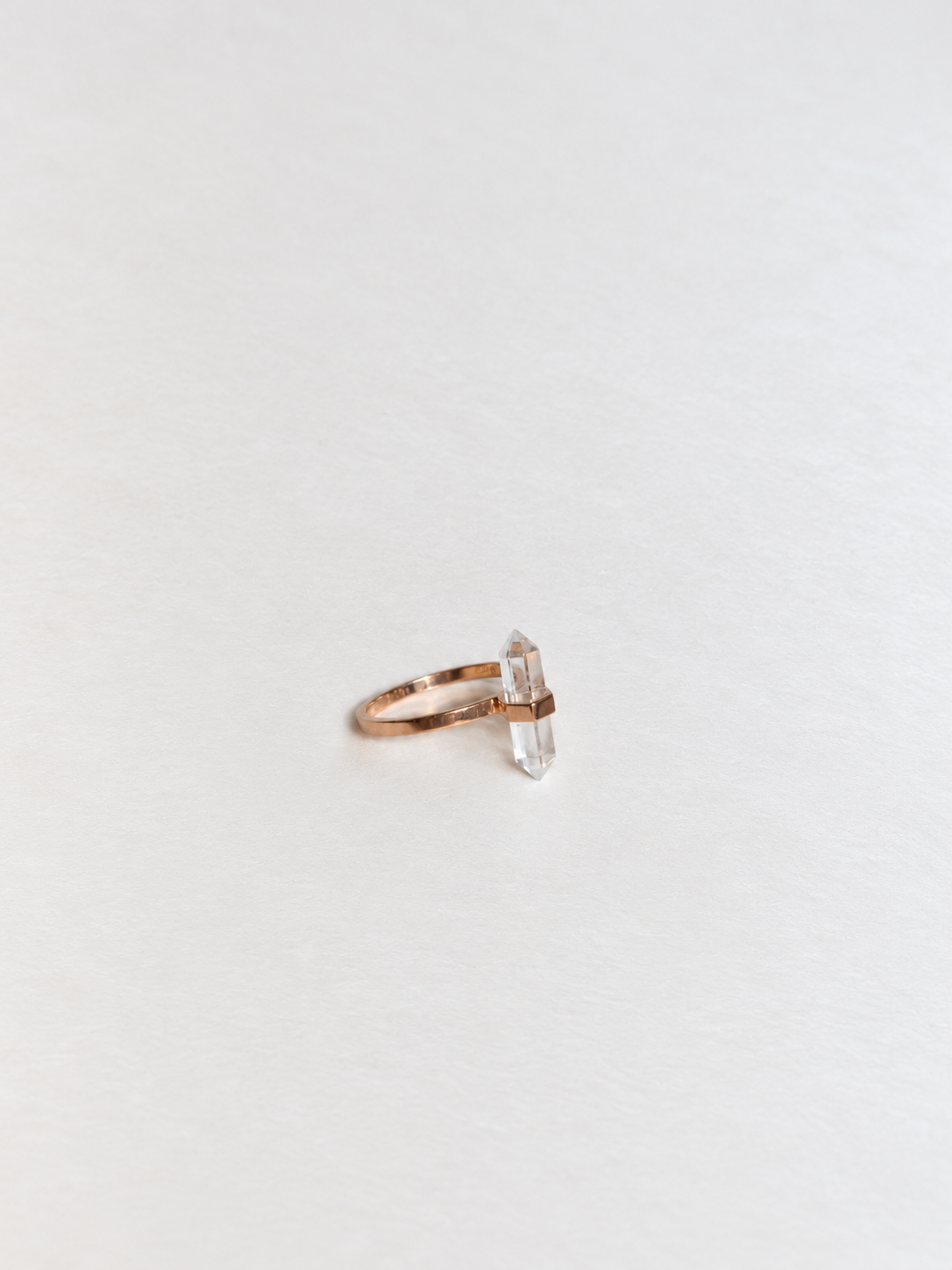 aqua ice ring | clear quartz | warehouse sale | size 7