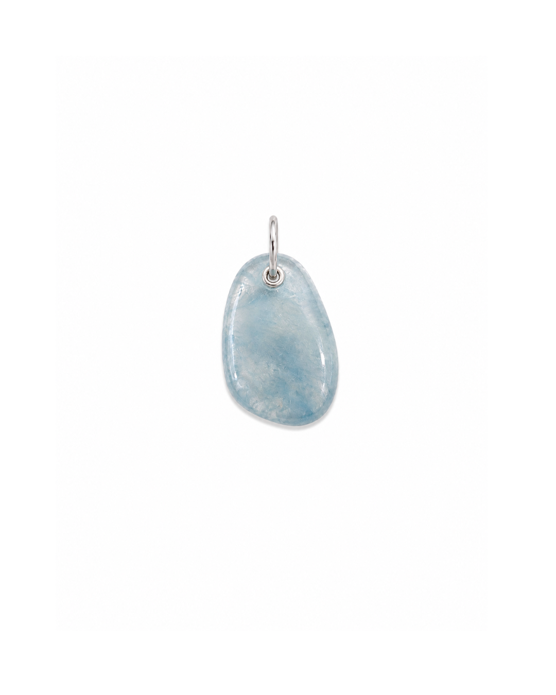 one of a kind charm | aqua marine #4 | 925 sterling silver