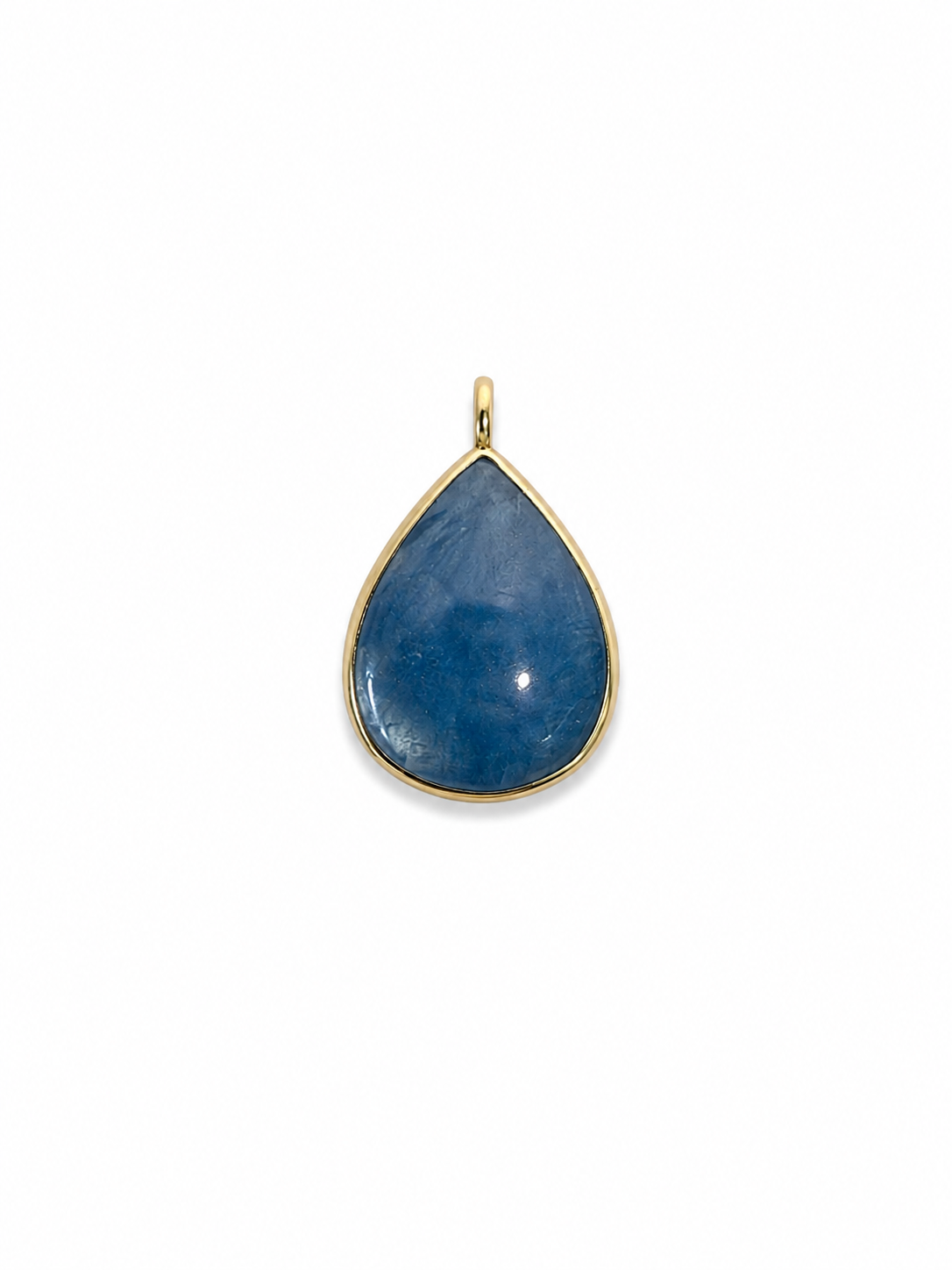 one of a kind charm | aqua marine #1 | 18k gold vermeil