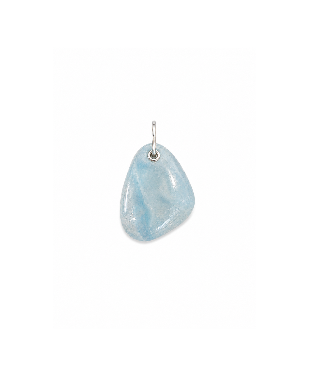 one of a kind charm | aquamarine | 925 sterling silver
