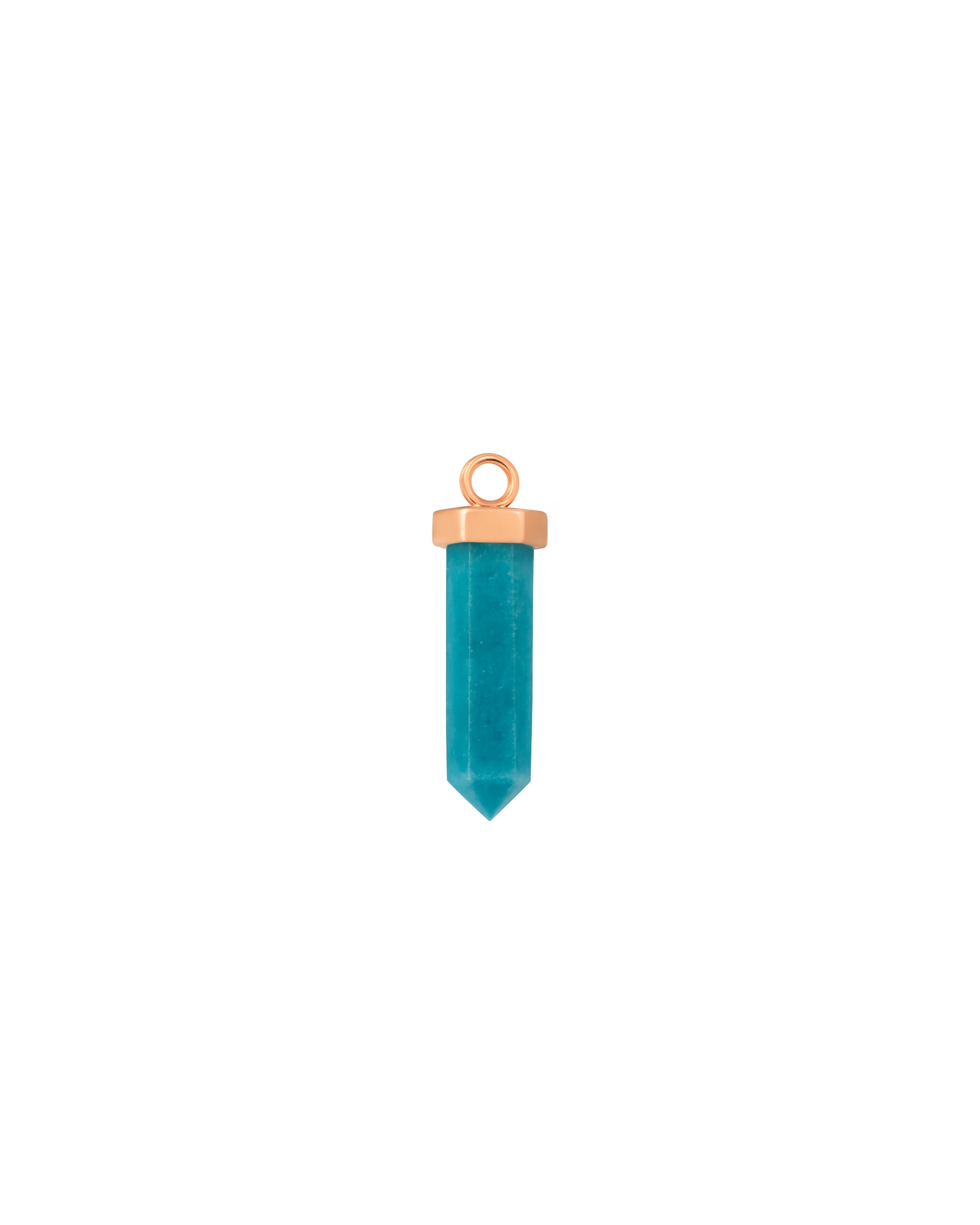 fire flies #2 earring charm | blue apatite