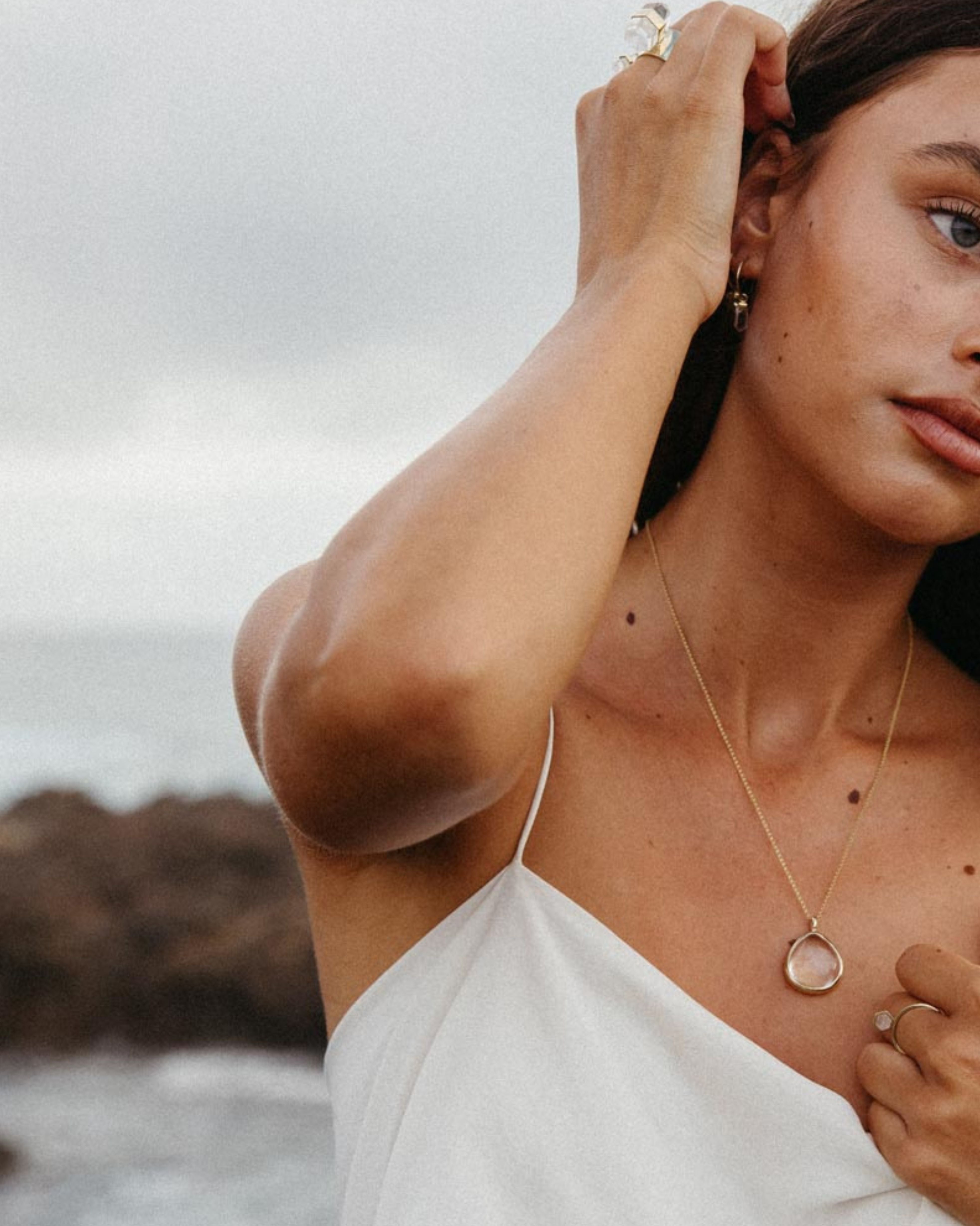 Clear Quartz #1 | 18k Gold Vermeil | One Of a Kind Magic Drop 3