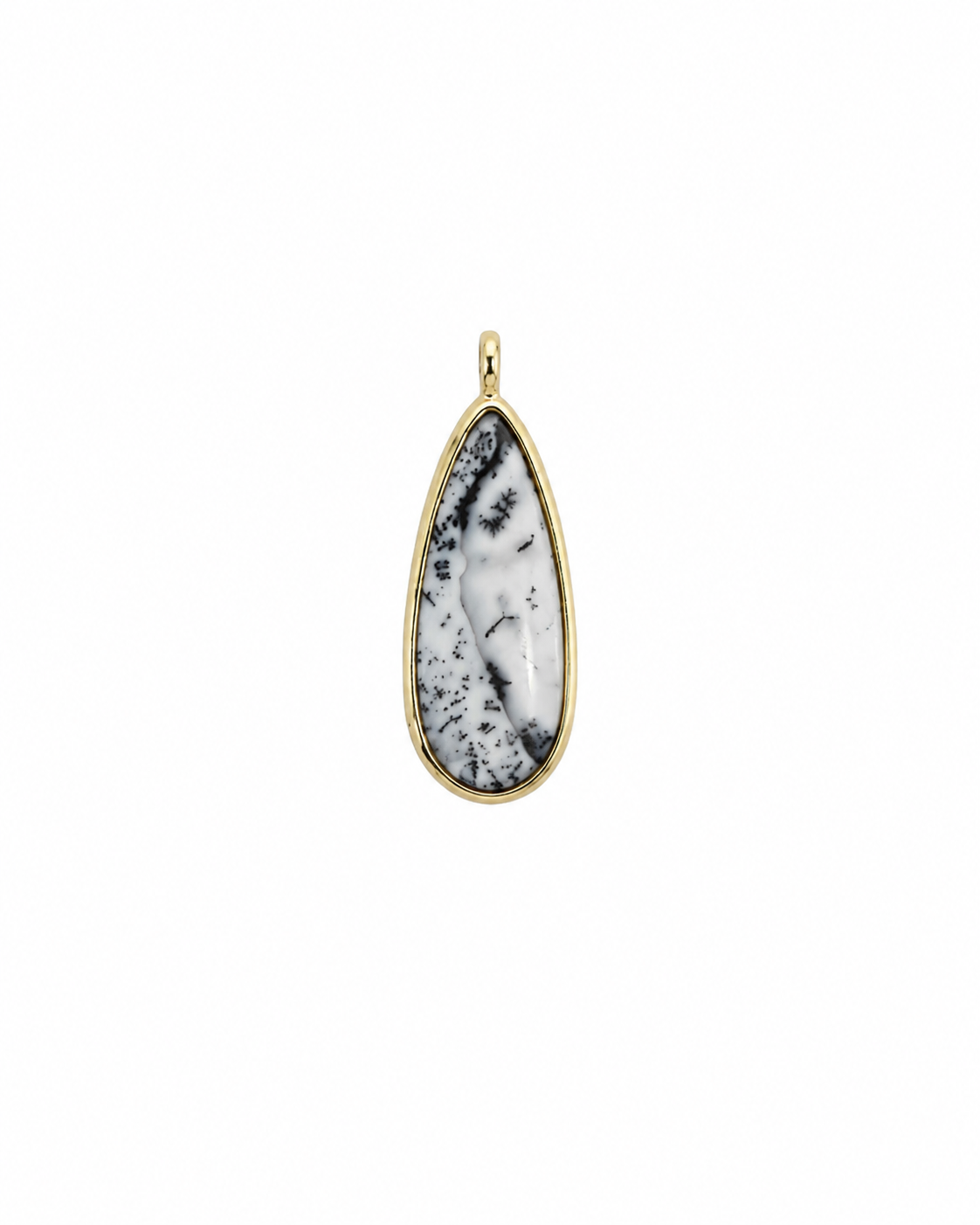 one of a kind charms | dendritic opal #1 | gold vermeil