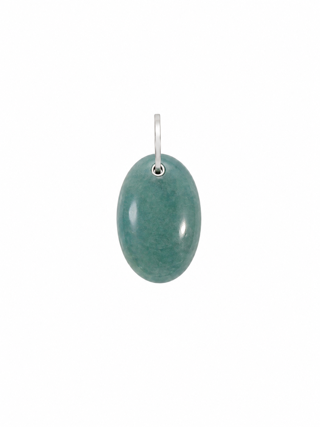 one of a kind charm | green aventurine #1 | 925 sterling silver