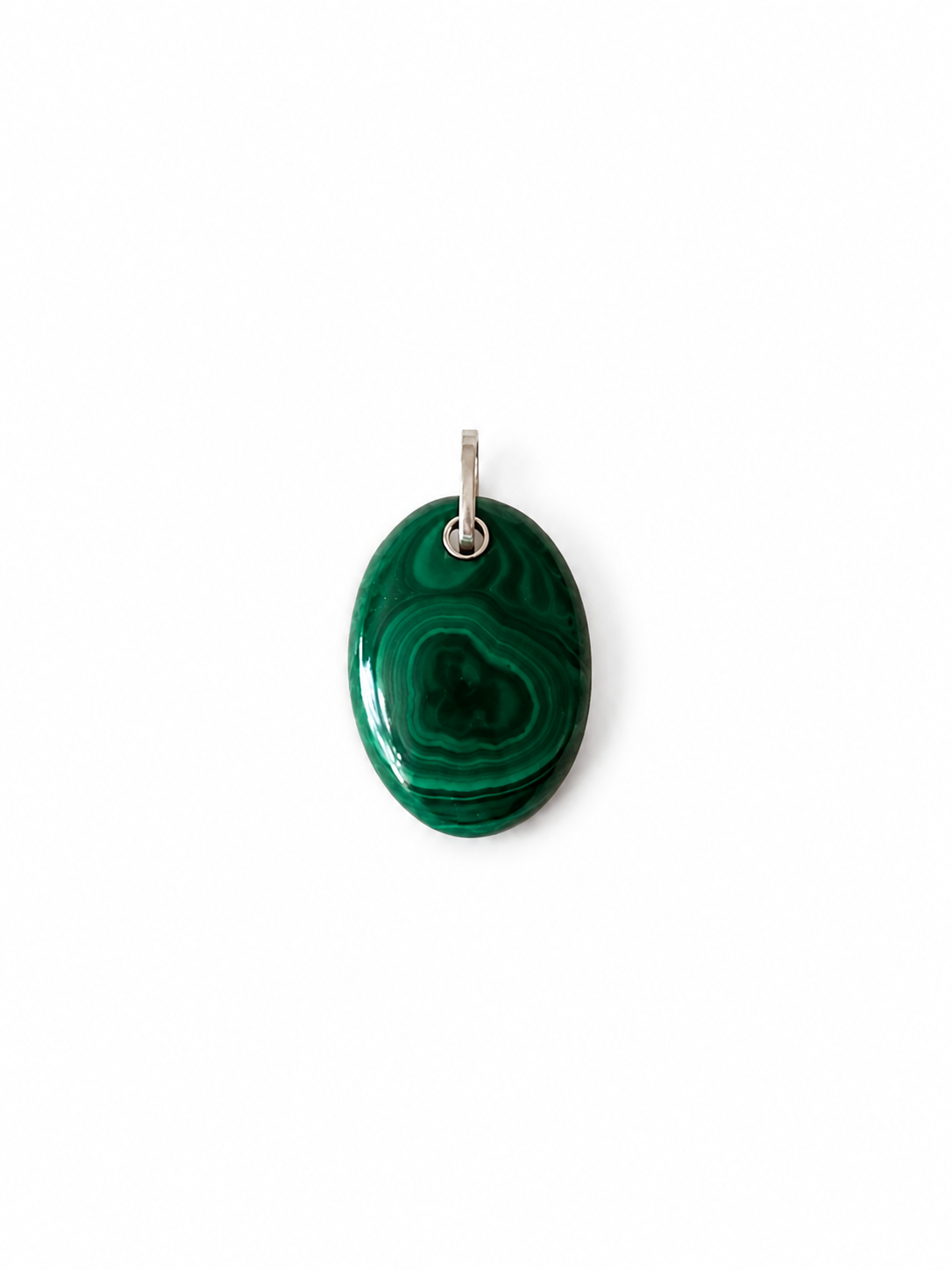 one of a kind charm | malachite #3 | 925 sterling silver