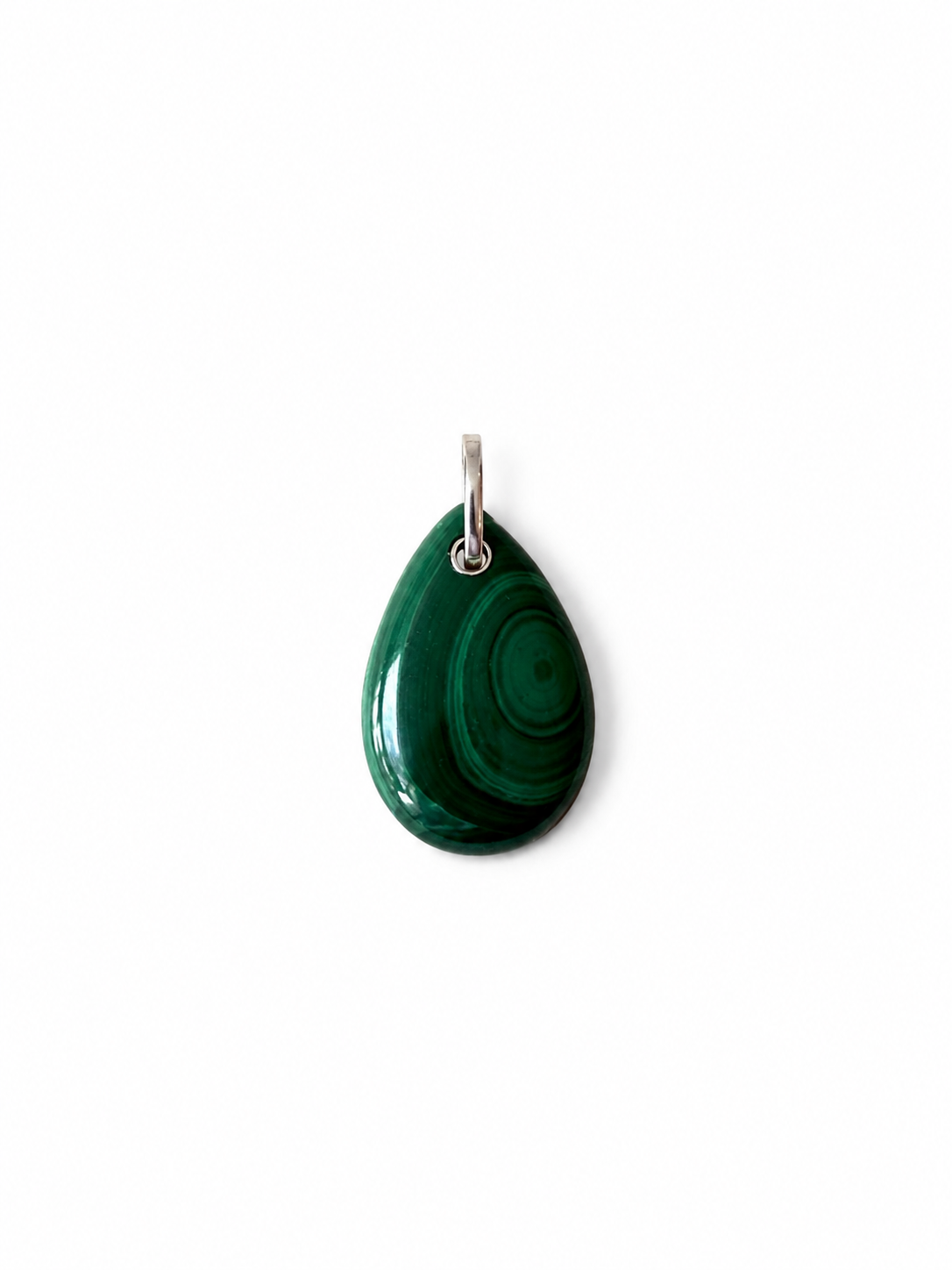 one of a kind charm | malachite #4 | 925 sterling silver