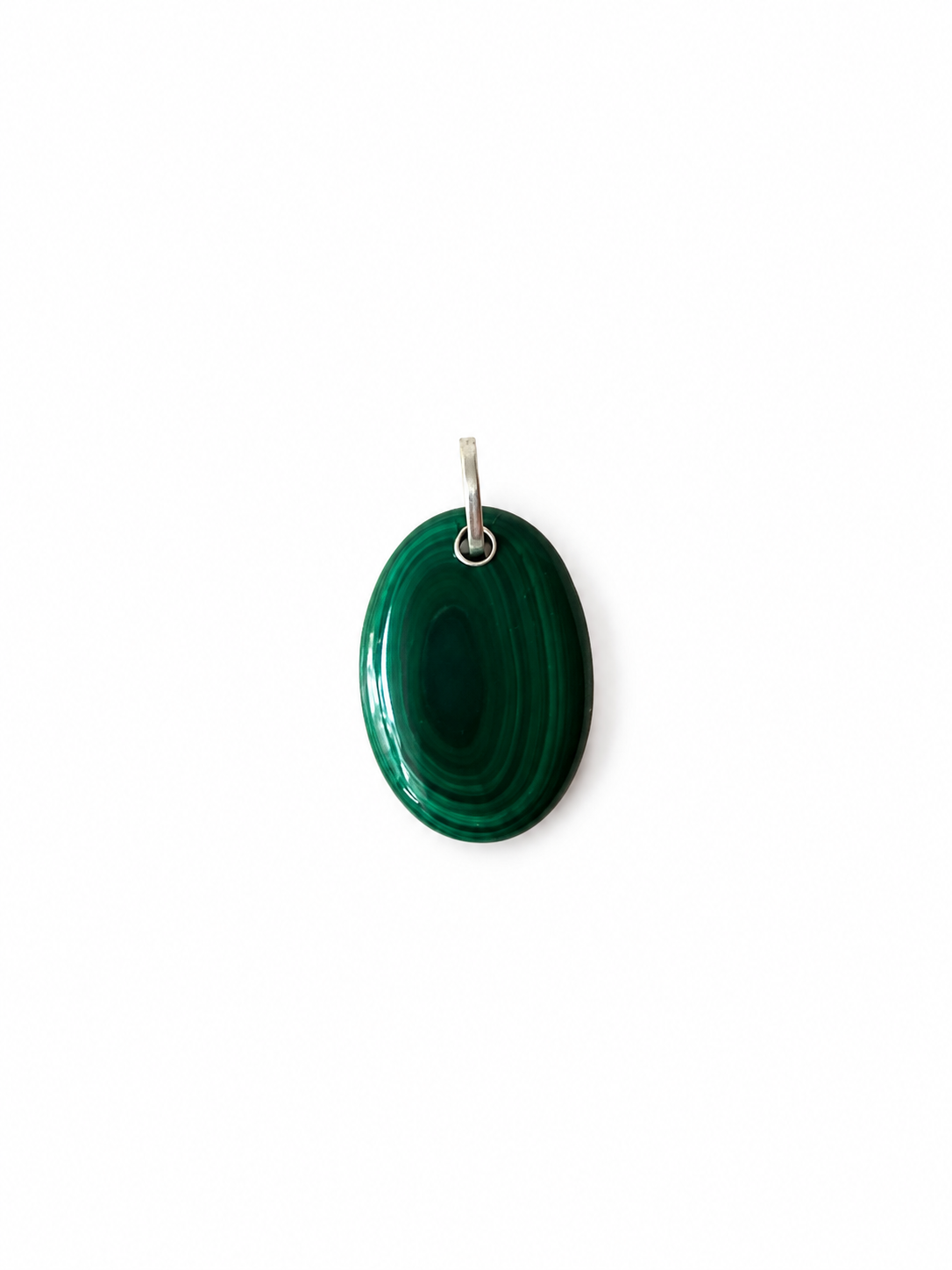 one of a kind charm | malachite #5 | 925 sterling silver