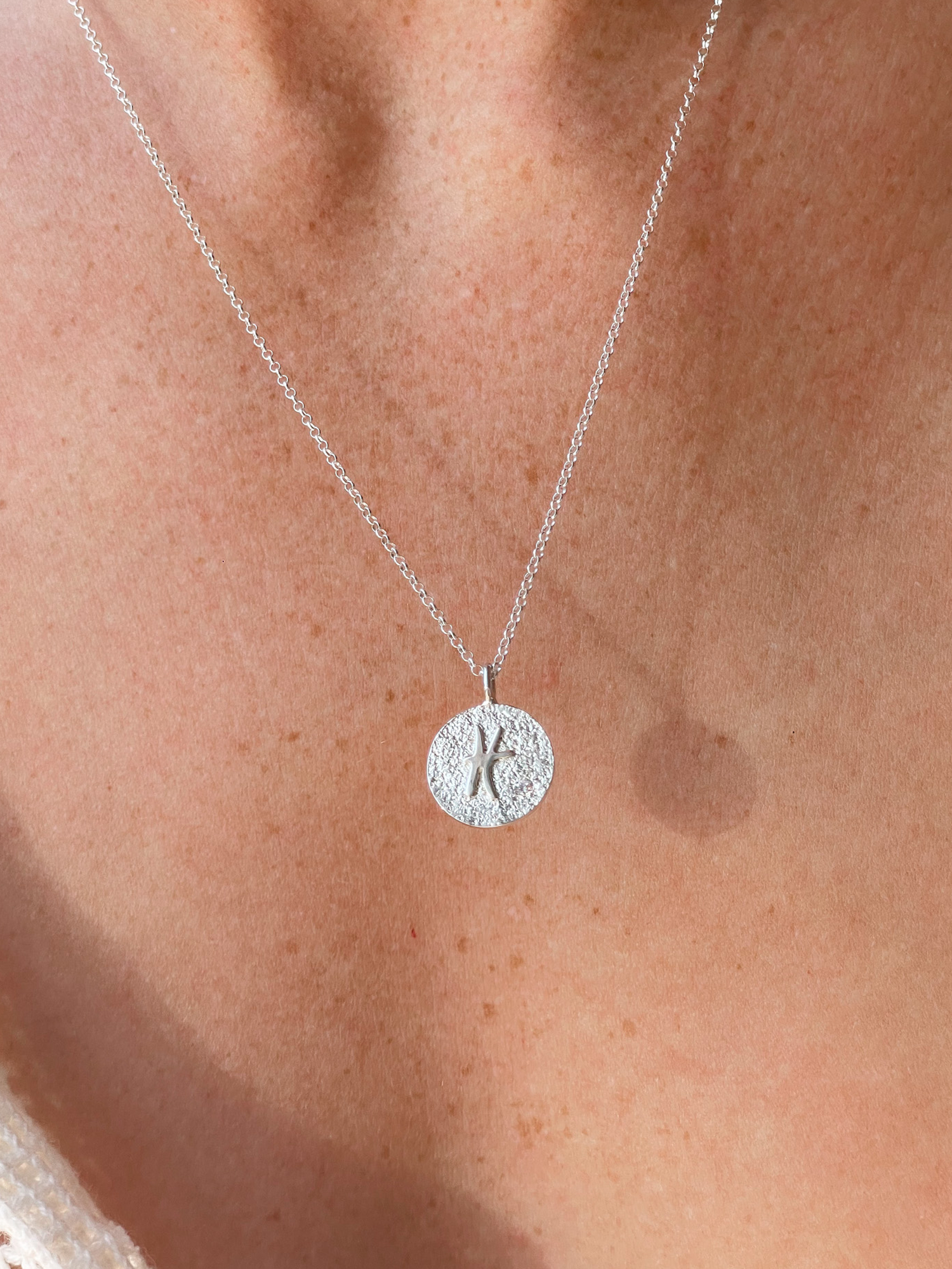 zodiac necklaces | white sapphire (ALL ZODIACS)