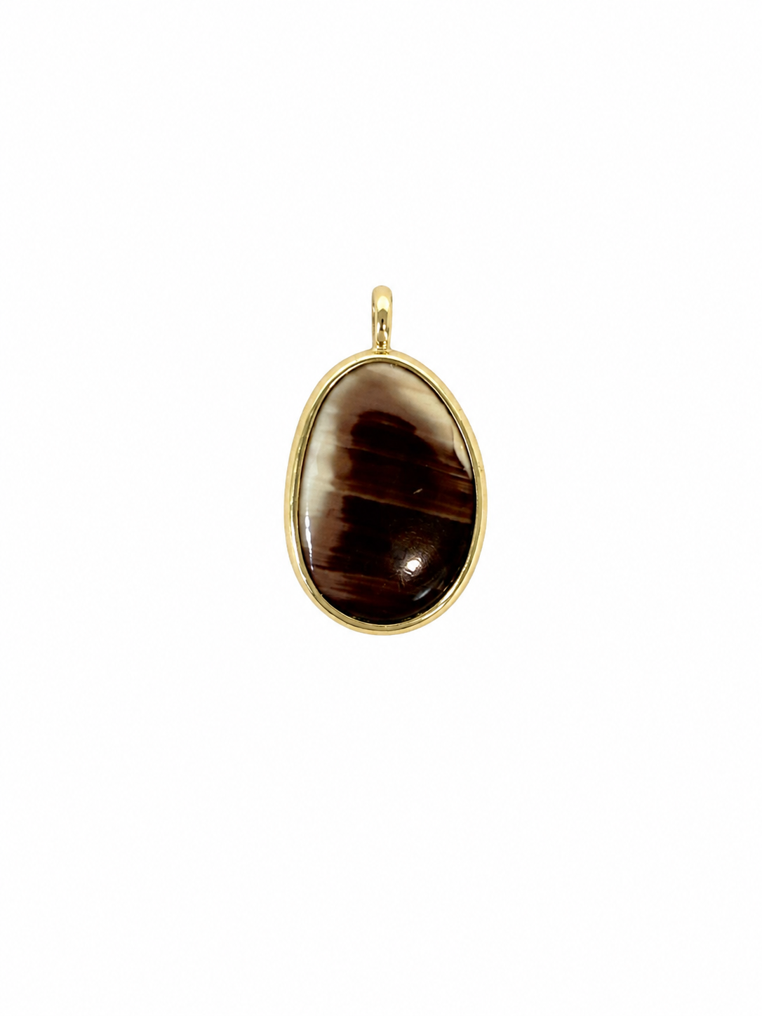 one of a kind charm | imperial jasper #2 | 18k gold vermeil