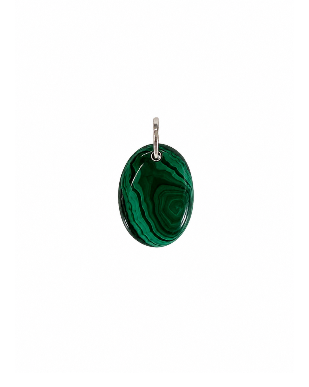 one of a kind charm | malachite #2 | 925 sterling silver