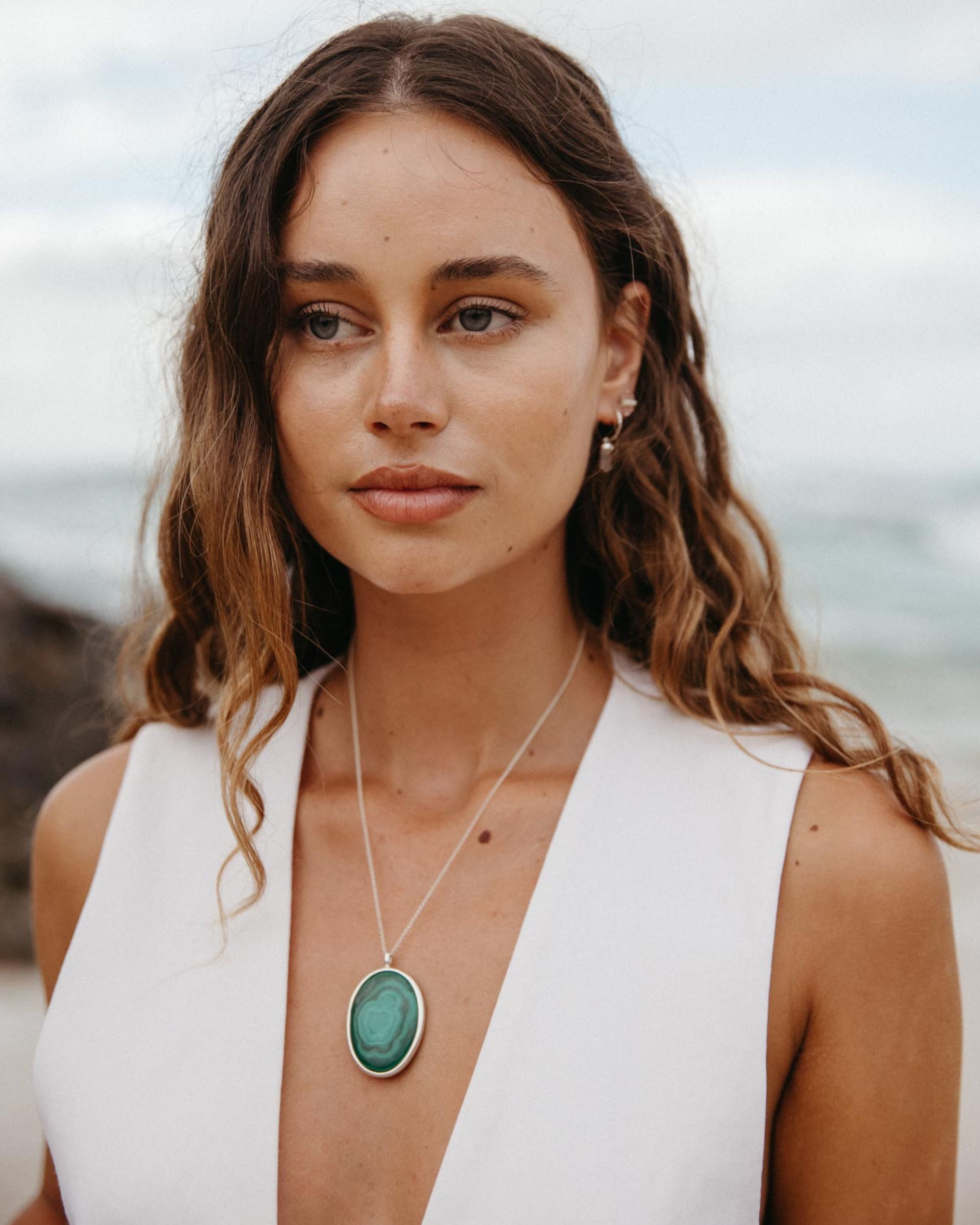 Malachite # 1 | Sterling Silver | One Of a Kind Magic Drop 3