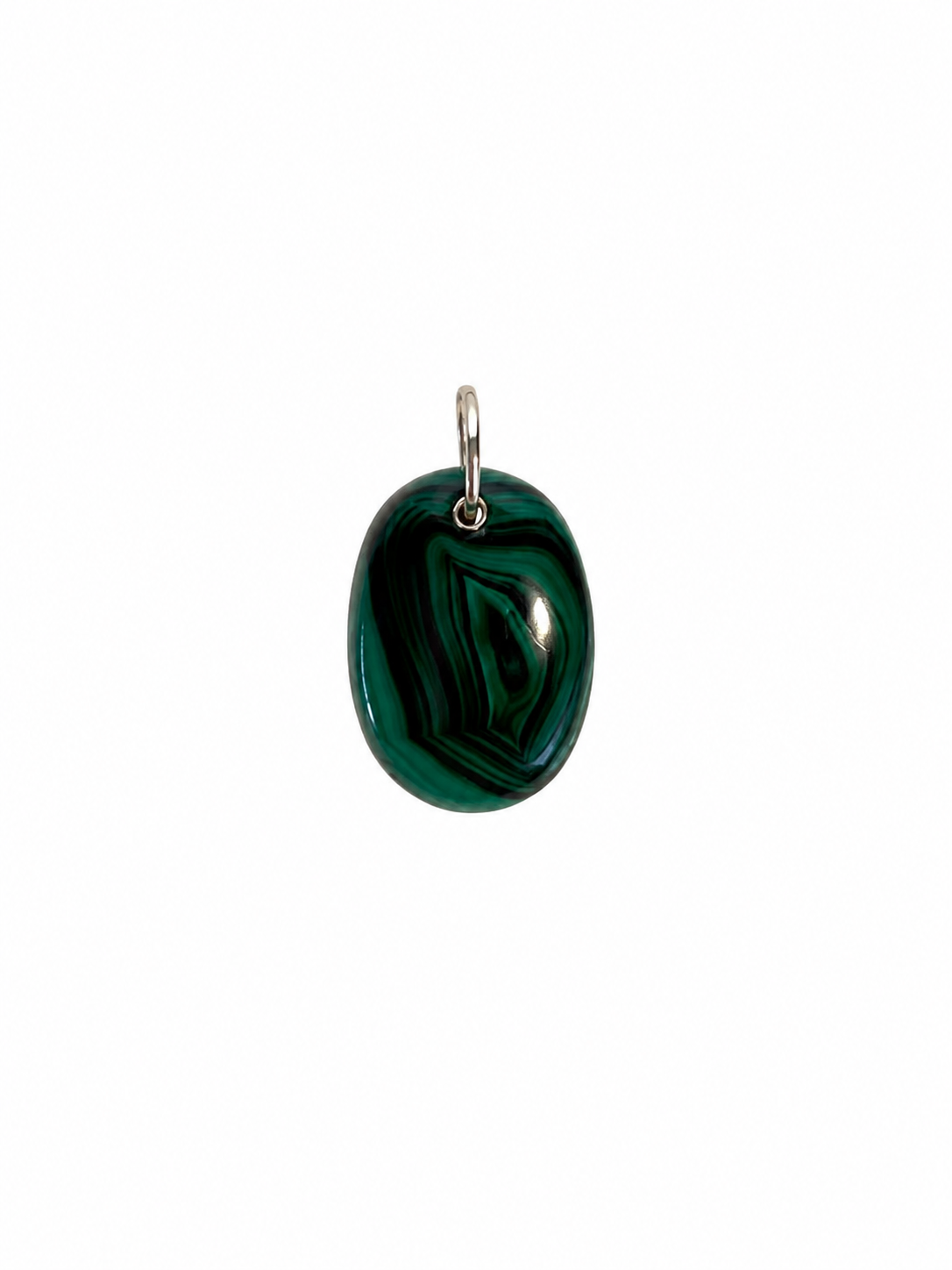 one of a kind charm | malachite #1 | 925 sterling silver