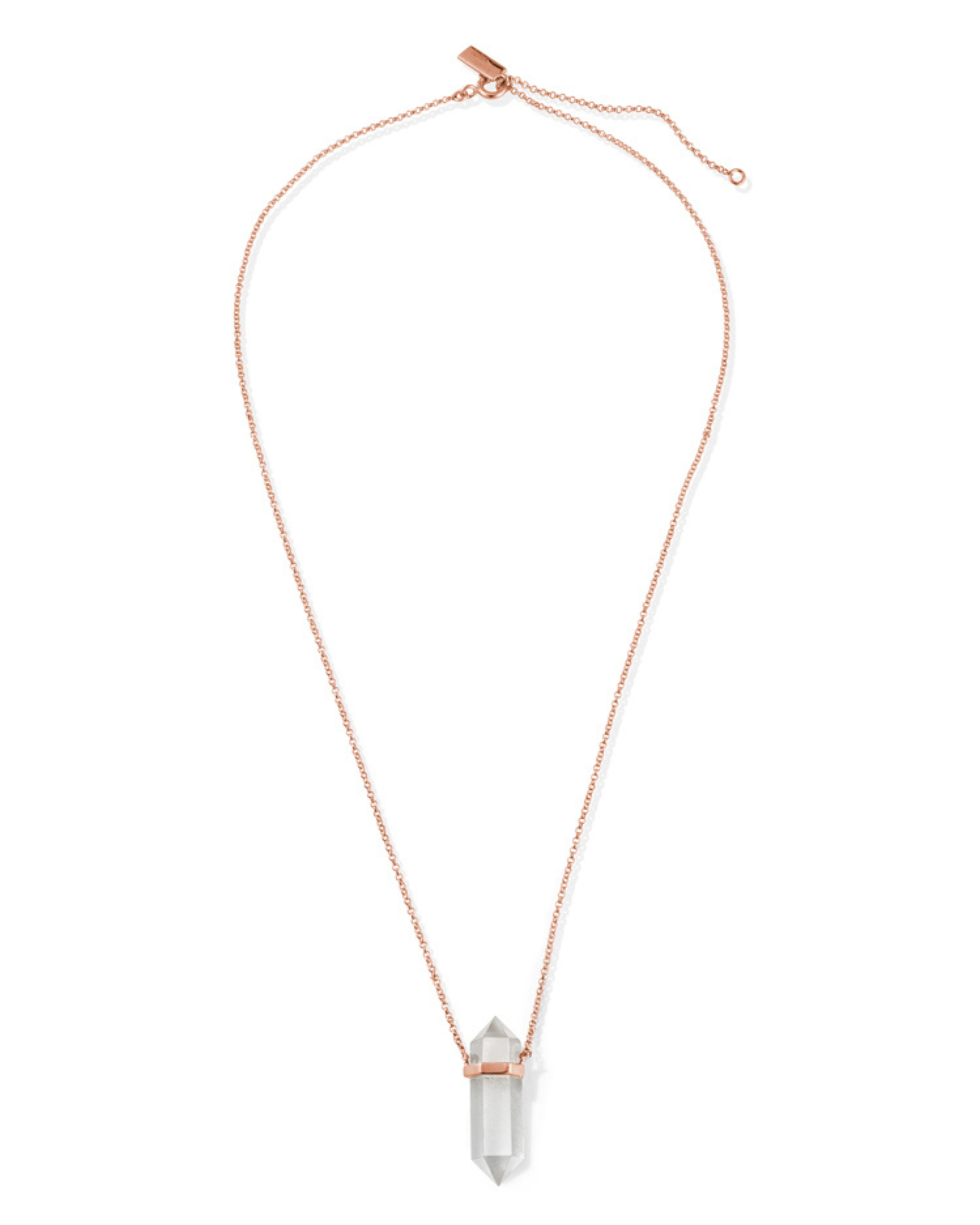 Mystic Waters Clear Quartz Rose Gold