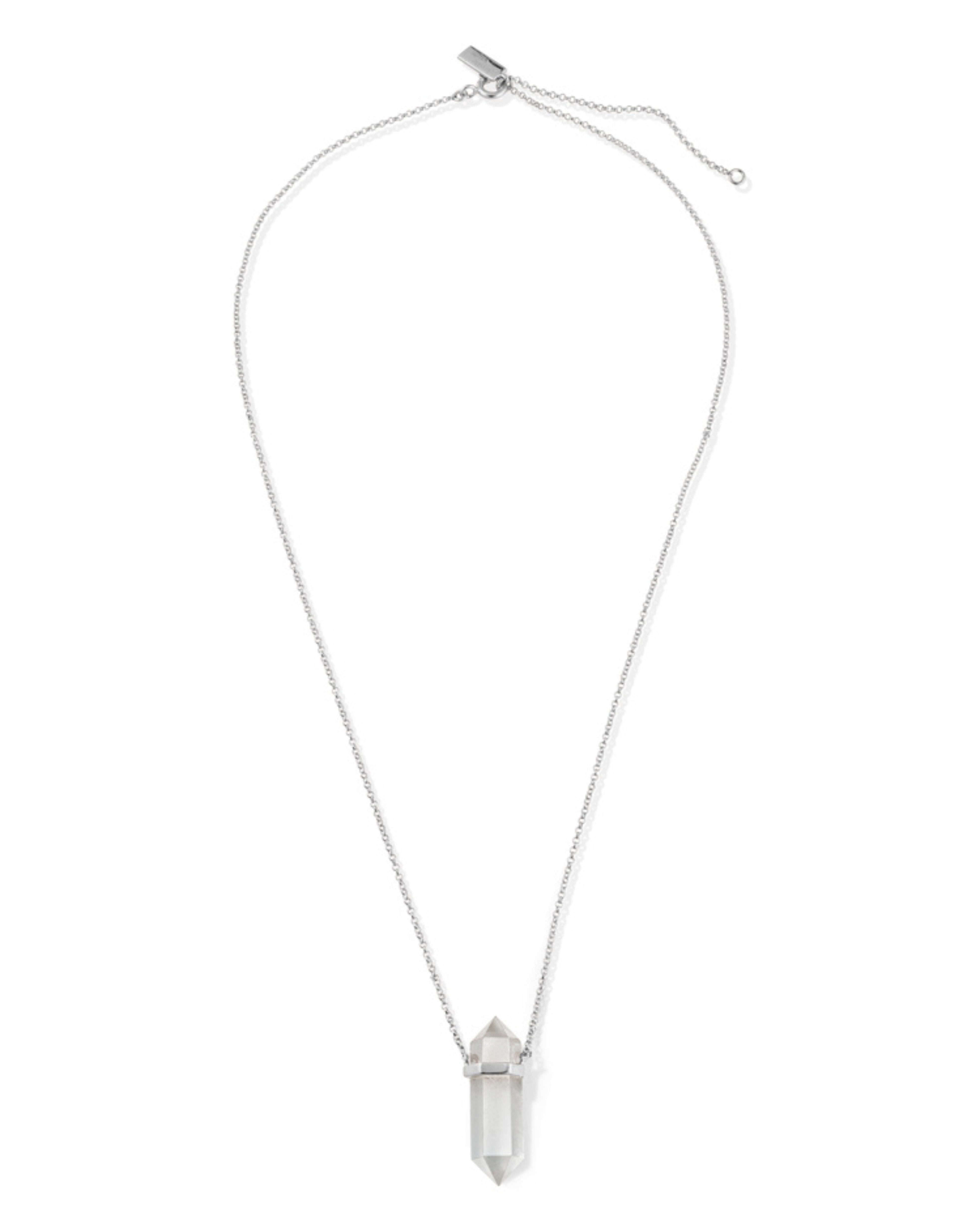 Mystic Waters Necklace Clear Quartz SS 