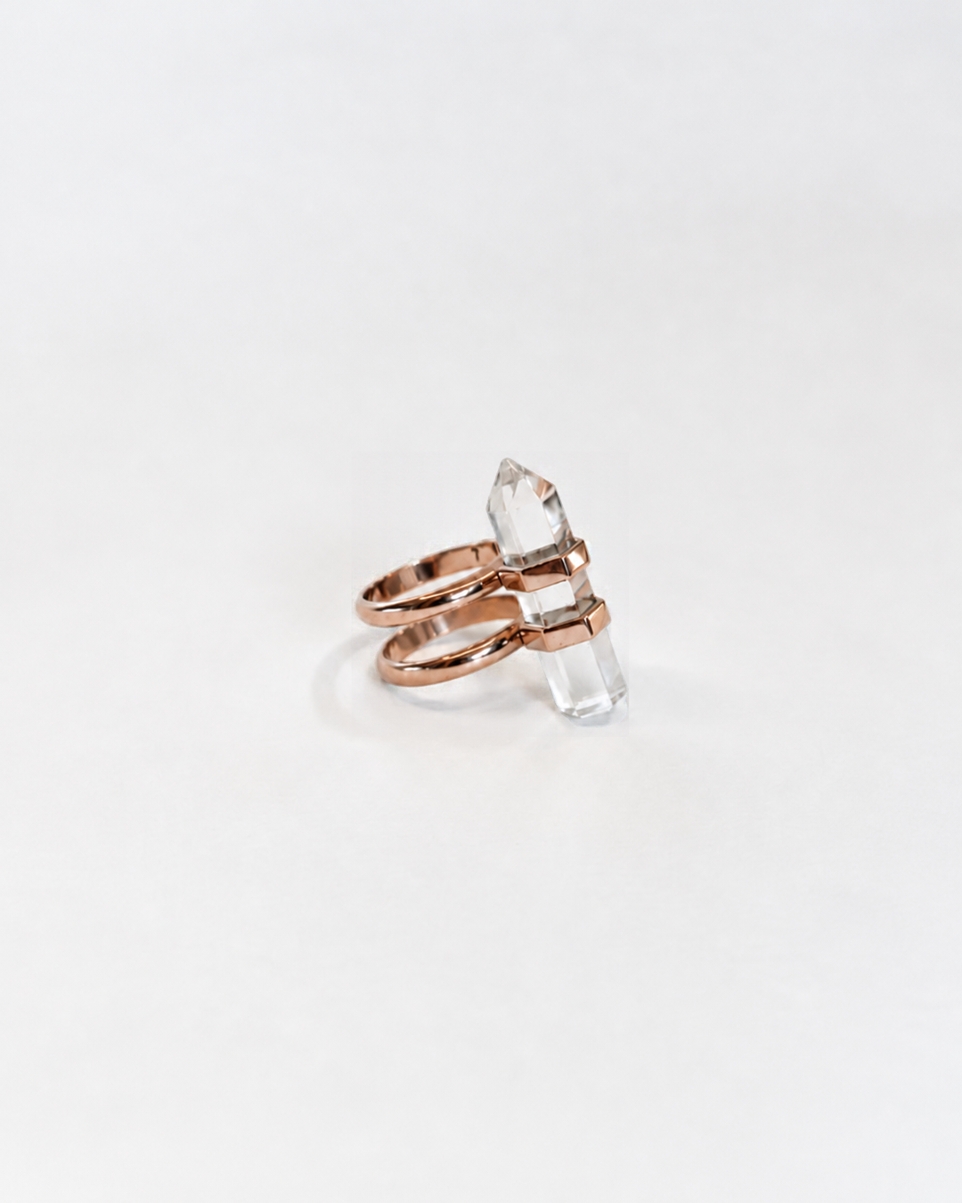 clarity ring | clear quartz | warehouse sale | size 7