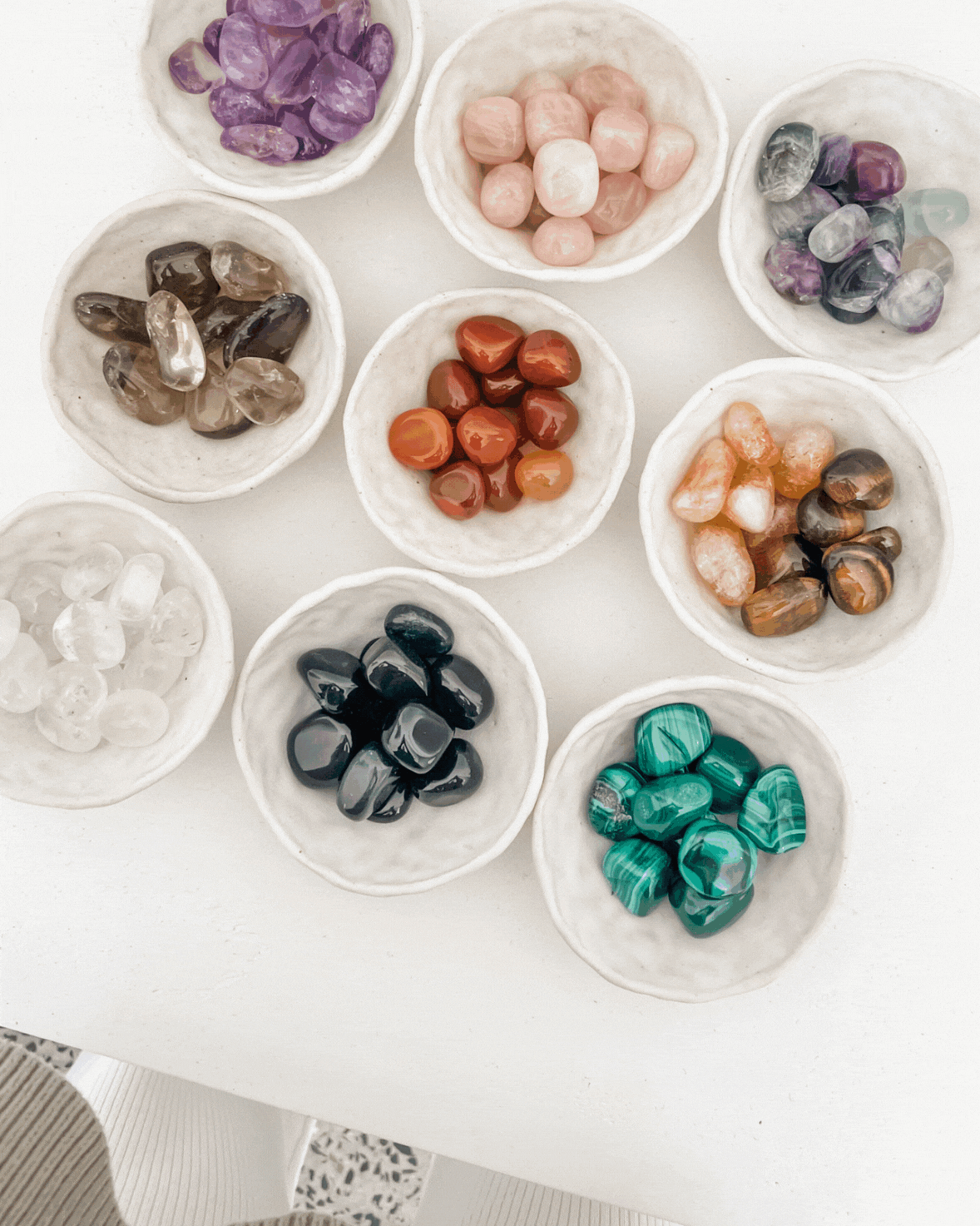 gifted intuitively chosen tumble stone