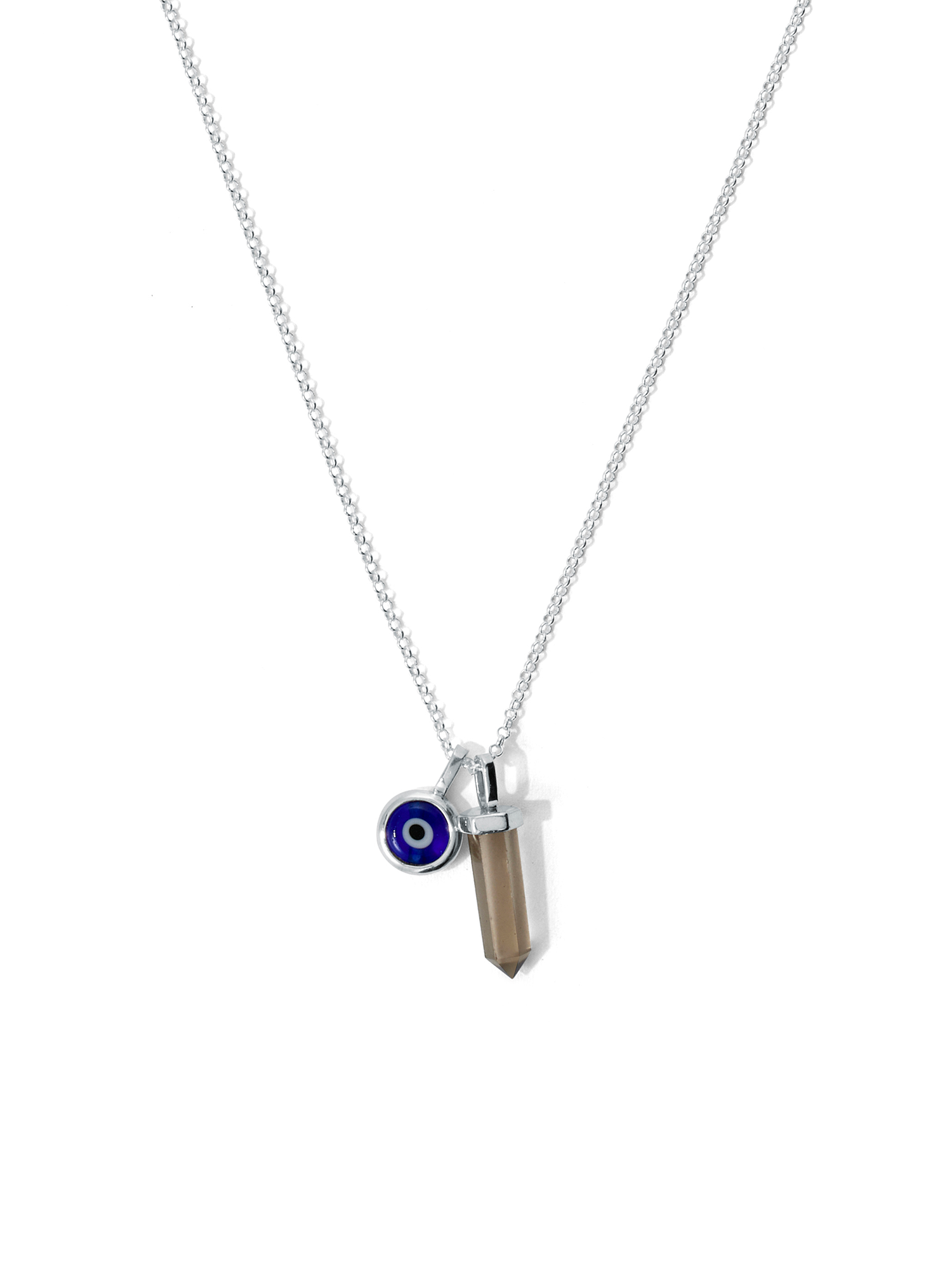 protection necklace | smoky quartz