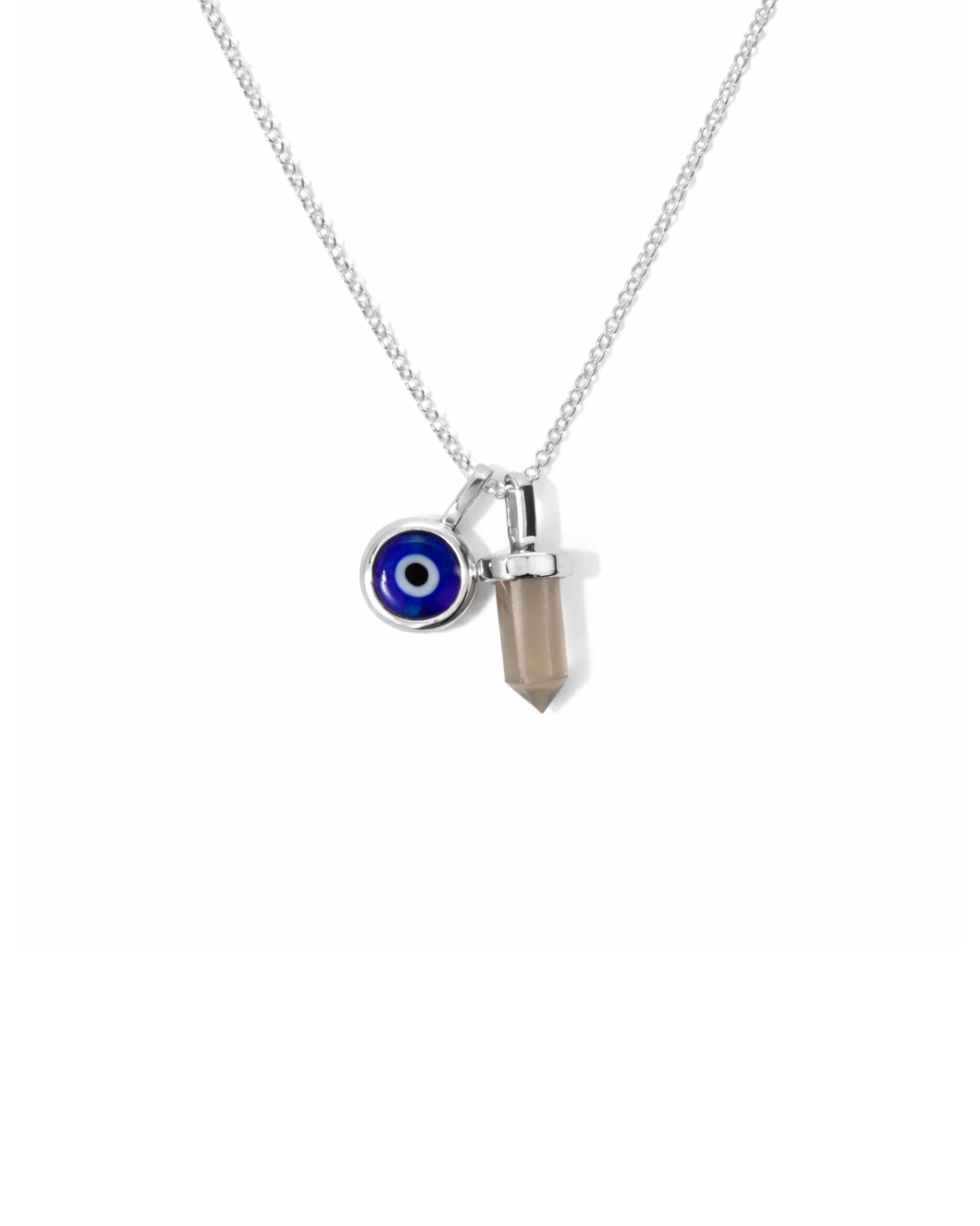 protection necklace | #1.5 smokey quartz
