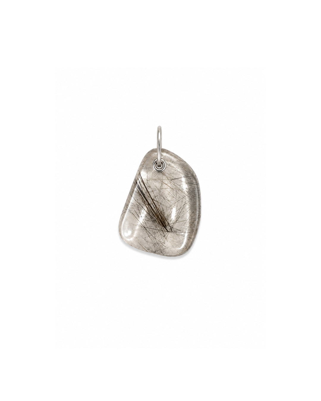 one of a kind charm | rutilated quartz #3 | 925 sterling silver