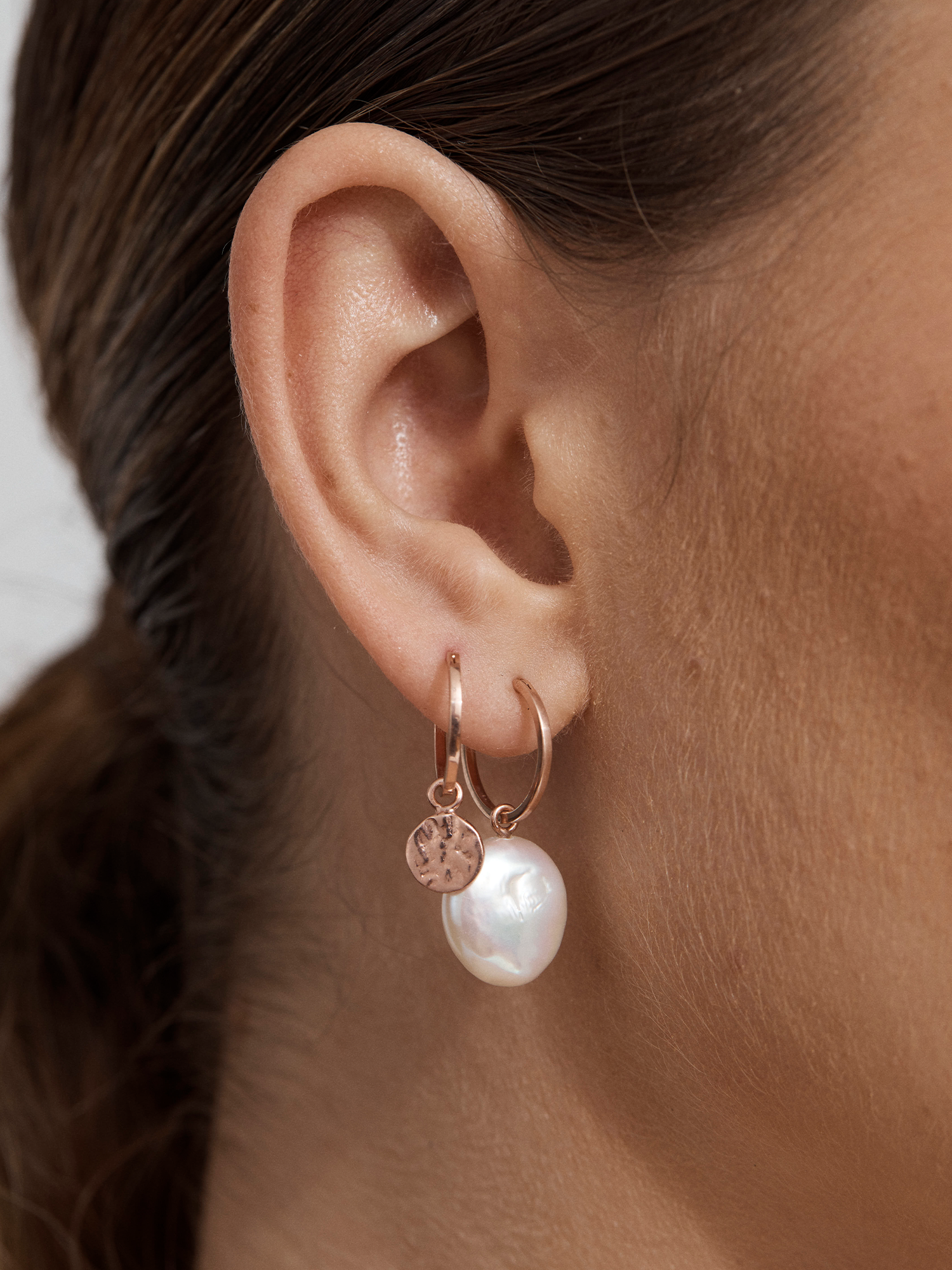 pearl earring charm