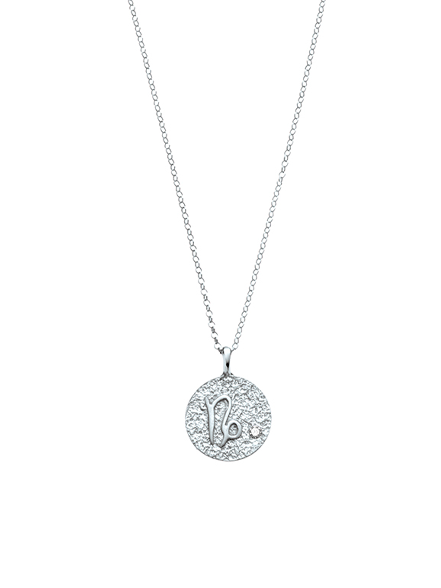 zodiac necklaces | white sapphire (ALL ZODIACS)