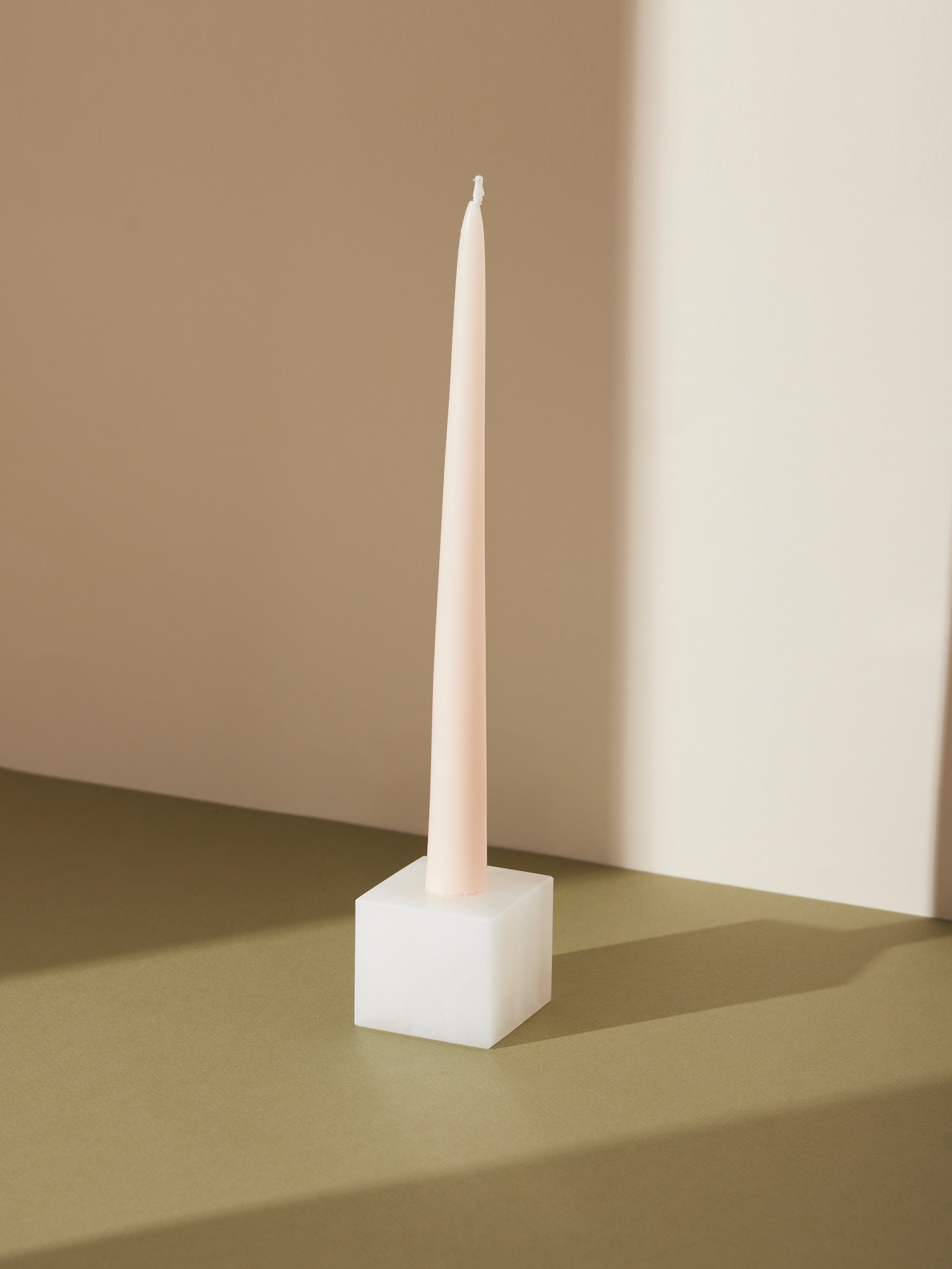 cube candle holder | onyx