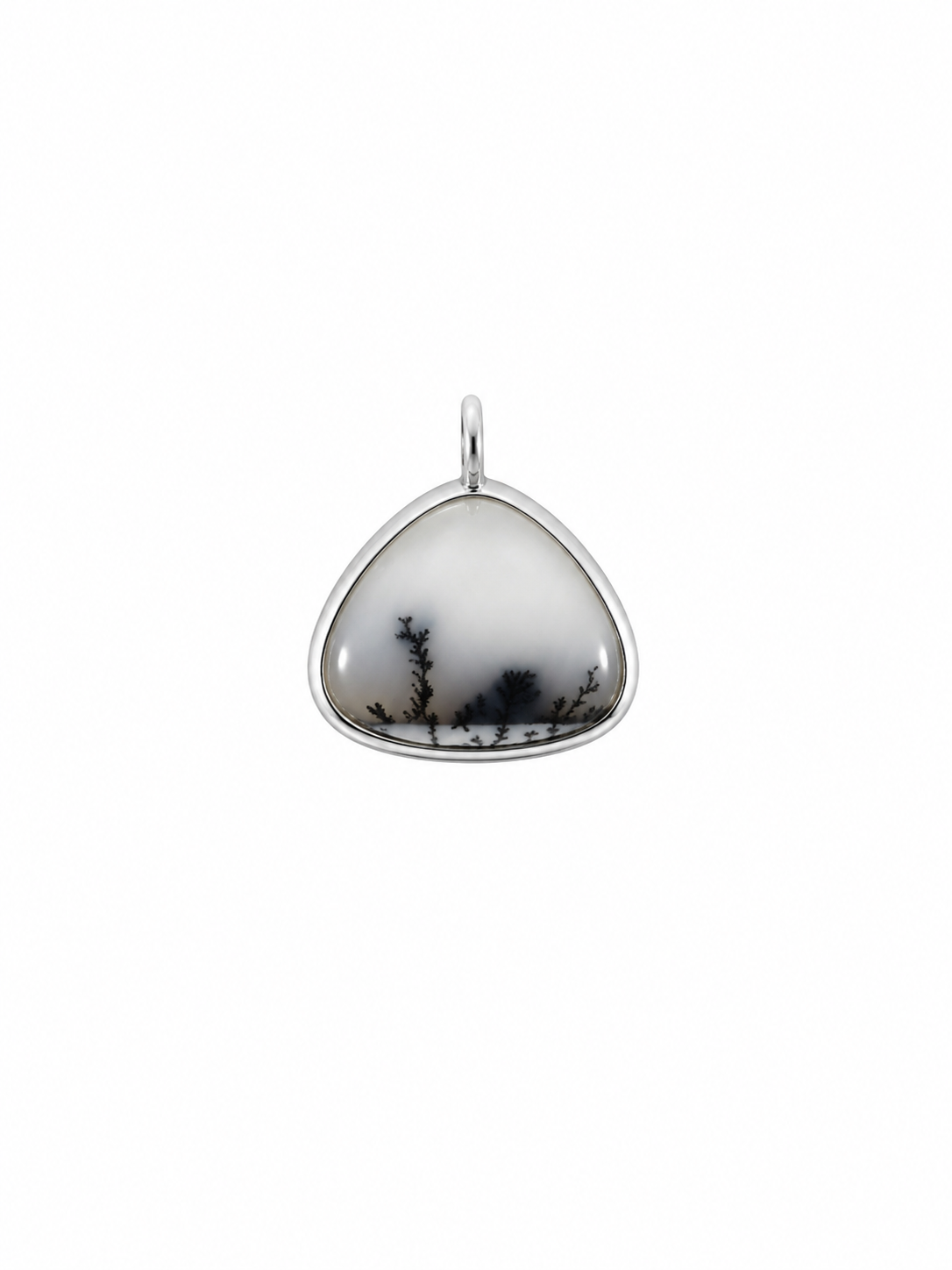 one of a kind charm | dendritic opal #4 | 925 sterling silver