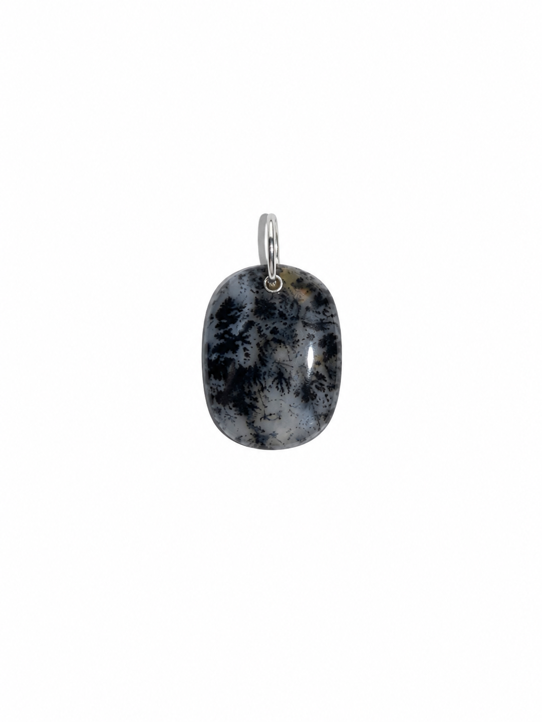 one of a kind charm | dendritic opal #5 | 925 sterling silver