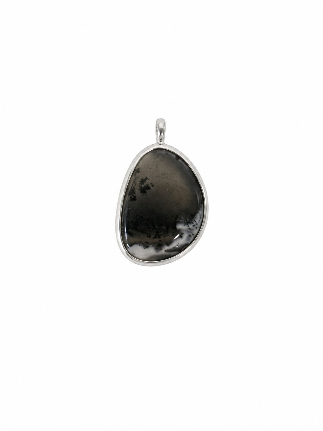 one of a kind charm | dendritic opal #3 | 925 sterling silver