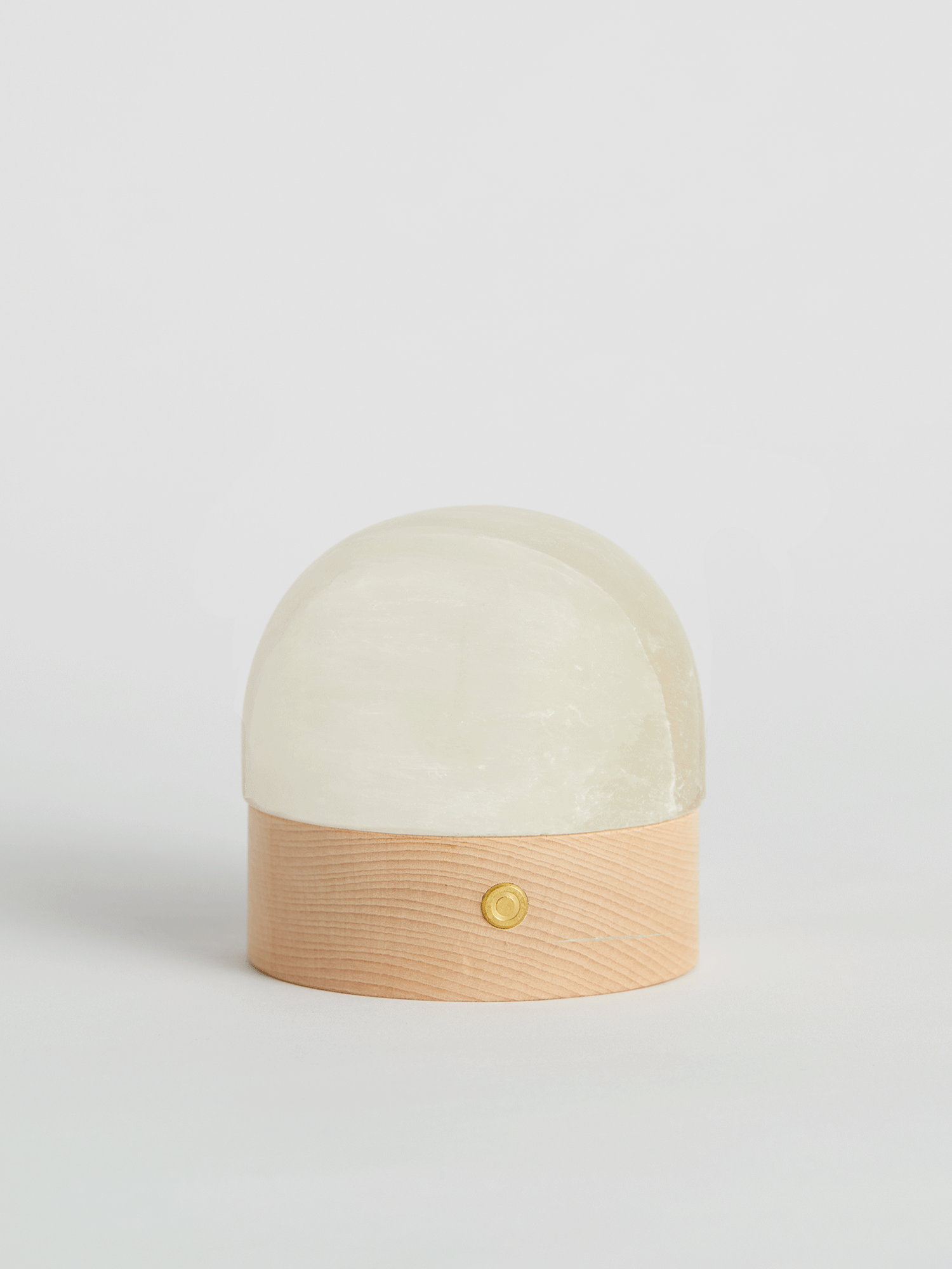 selenite dome light | small