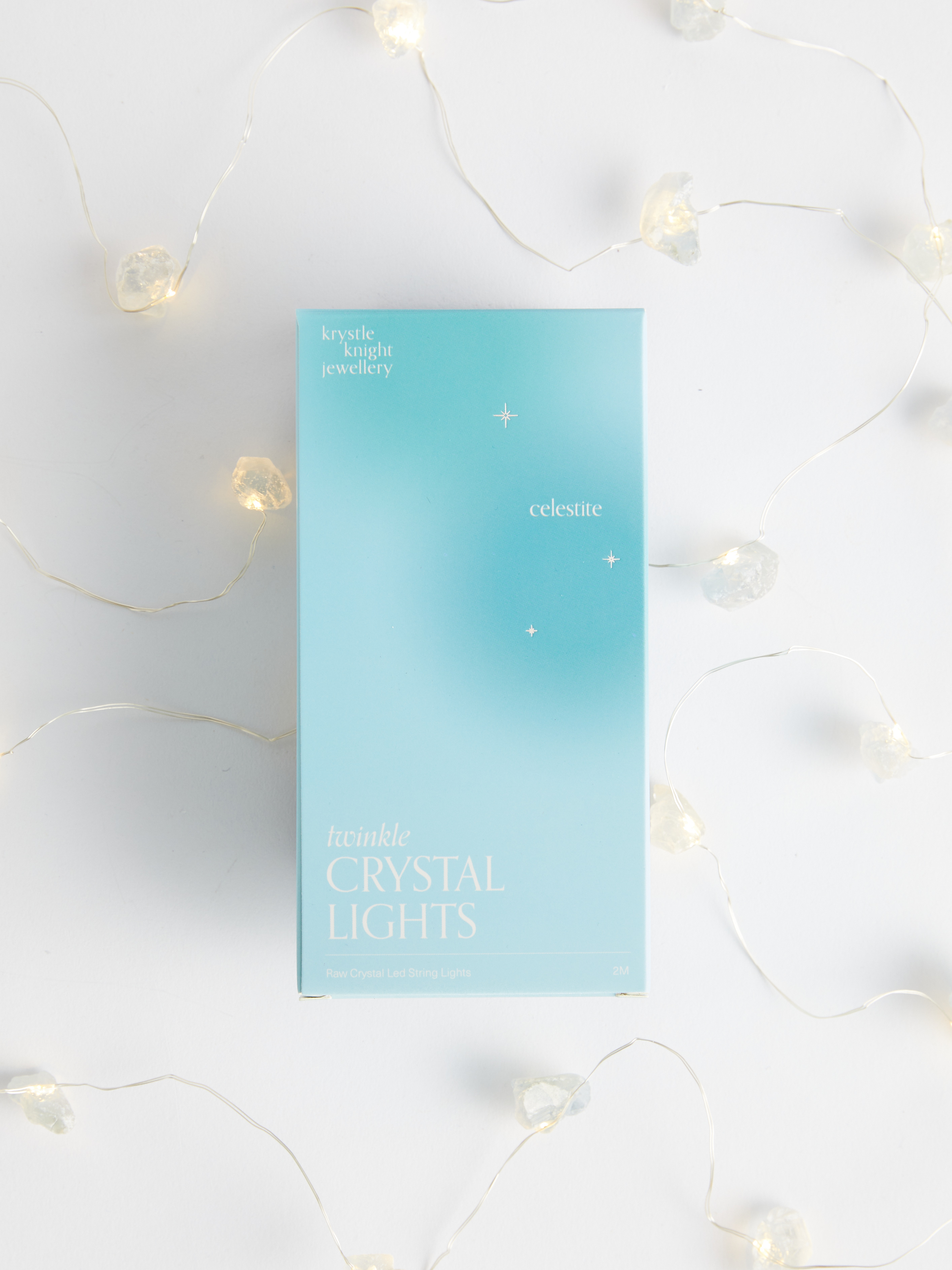 twinkle crystal lights | celestite