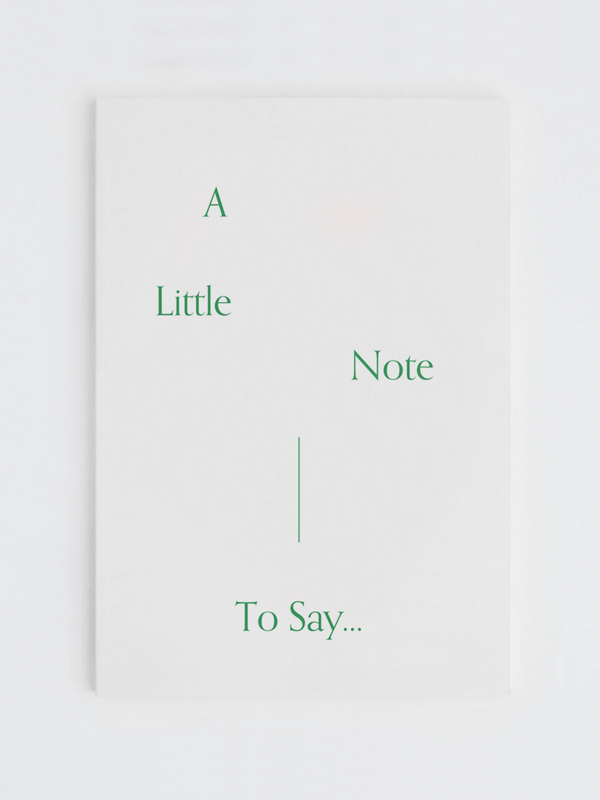 a little note card | krystle knight jewellery