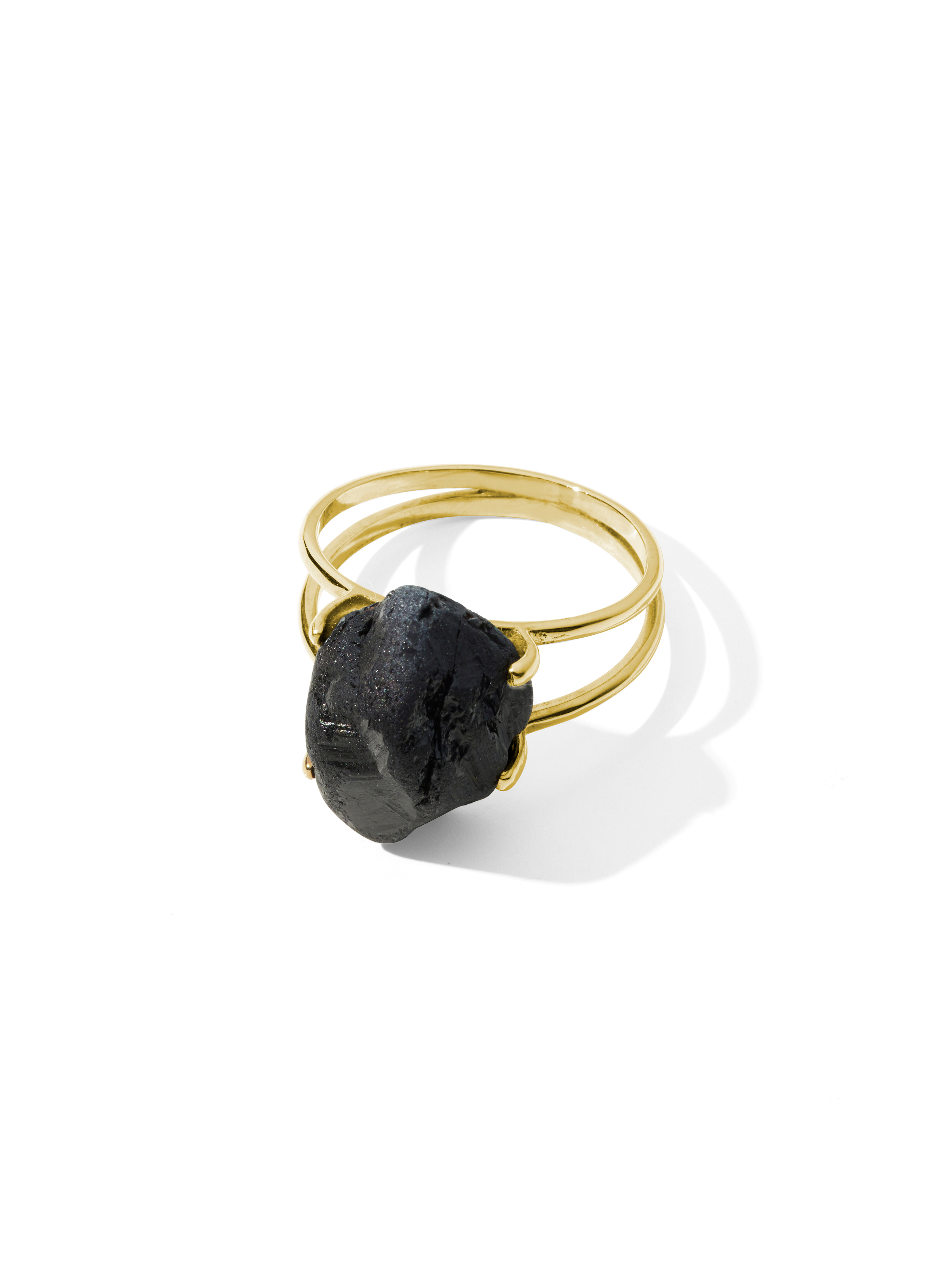 azalea ring | black tourmaline