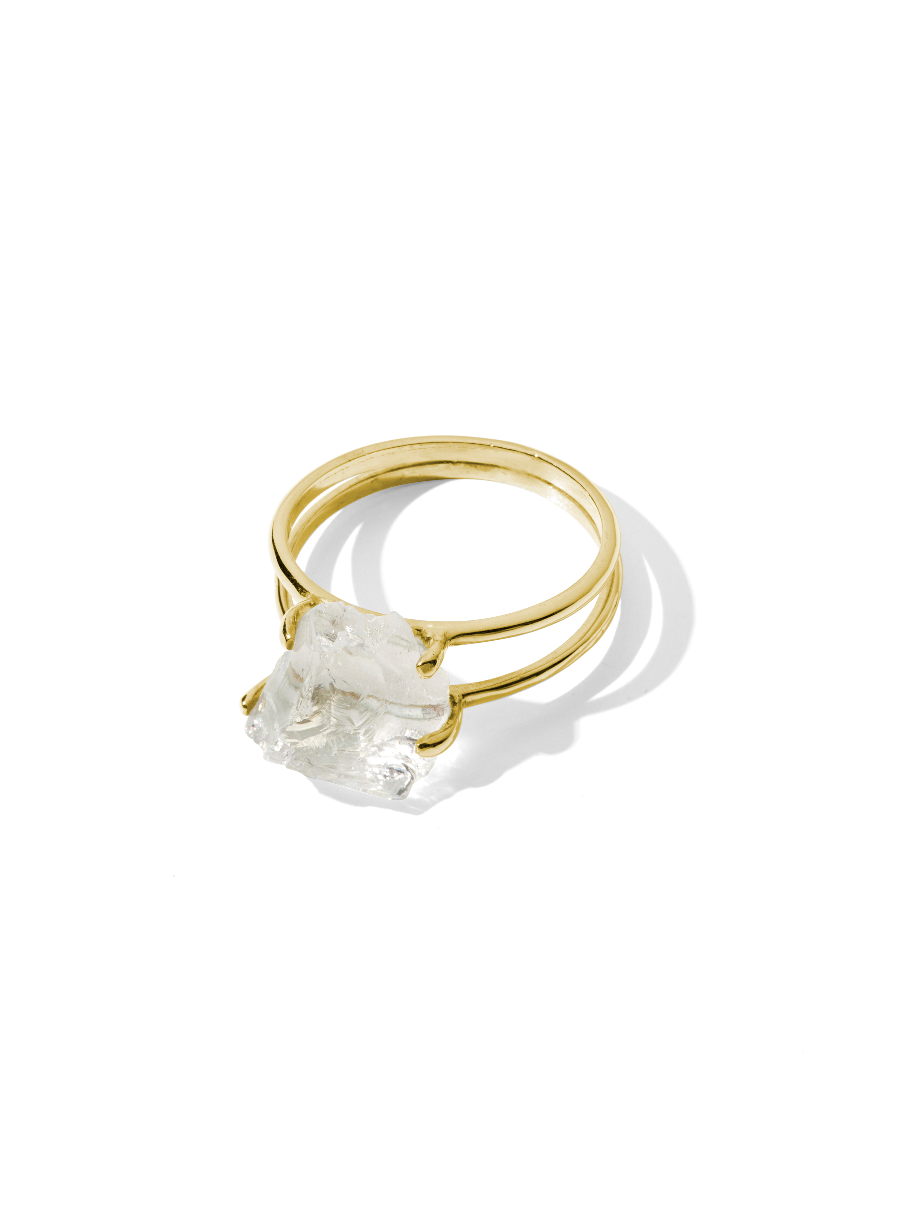 azalea ring | clear quartz