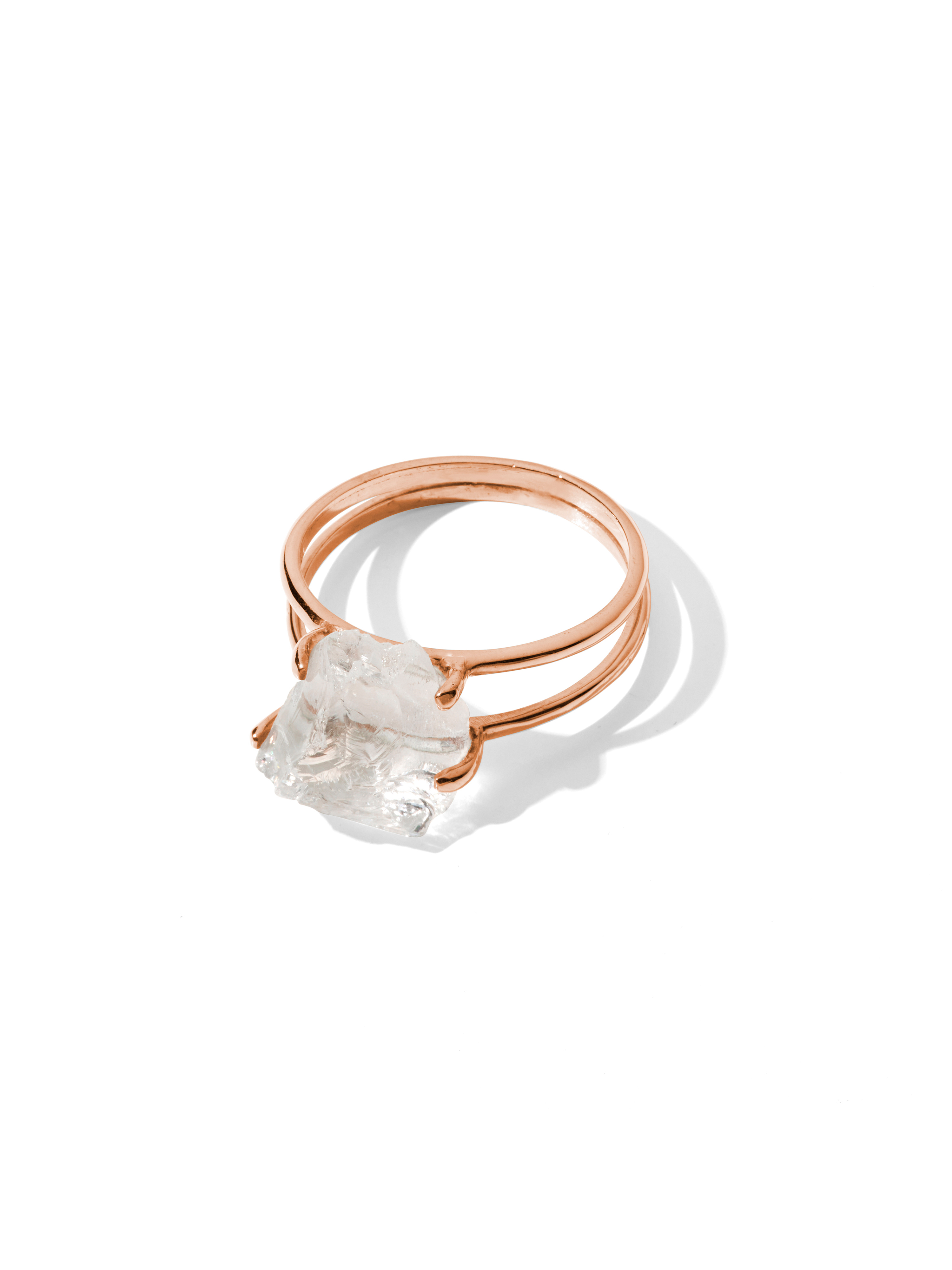 azalea ring | clear quartz