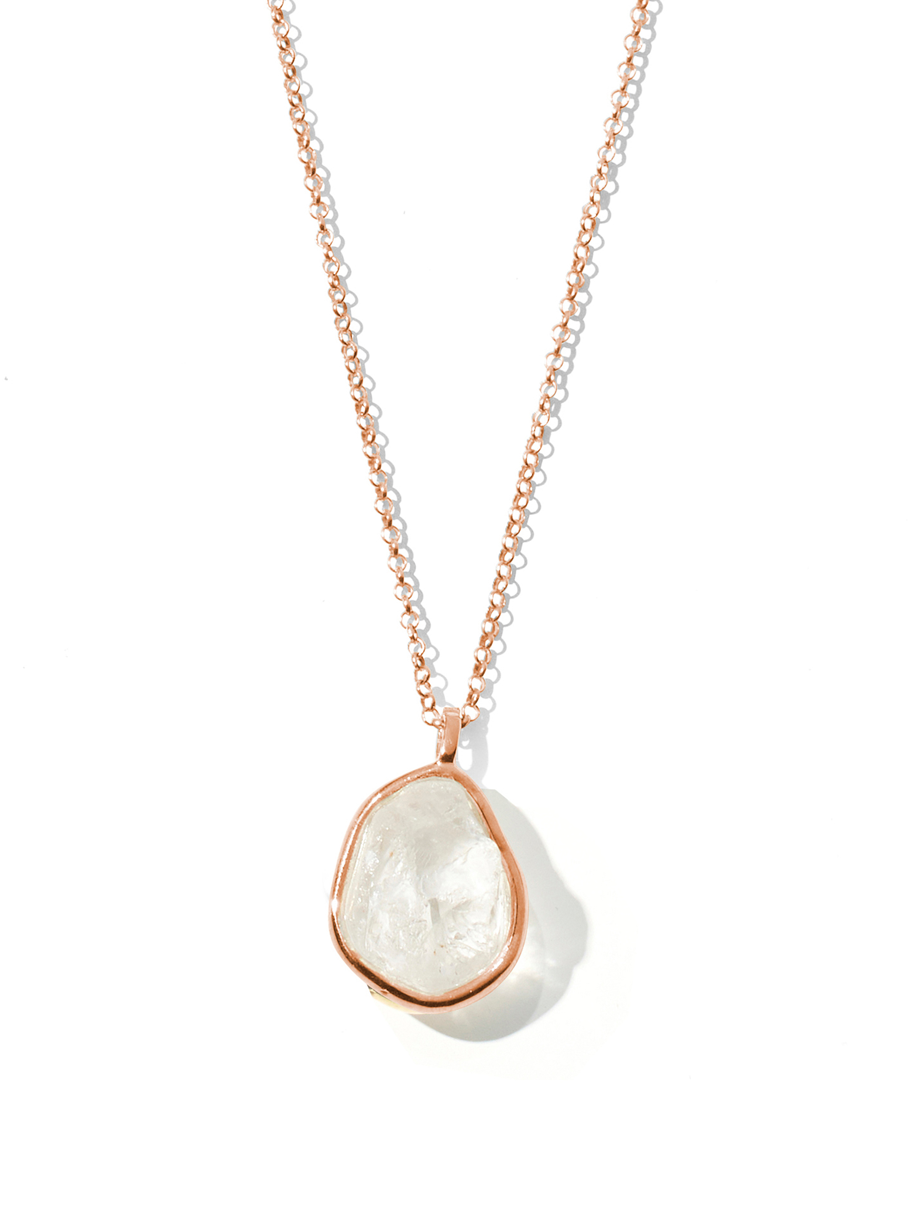 azalea necklace | clear quartz