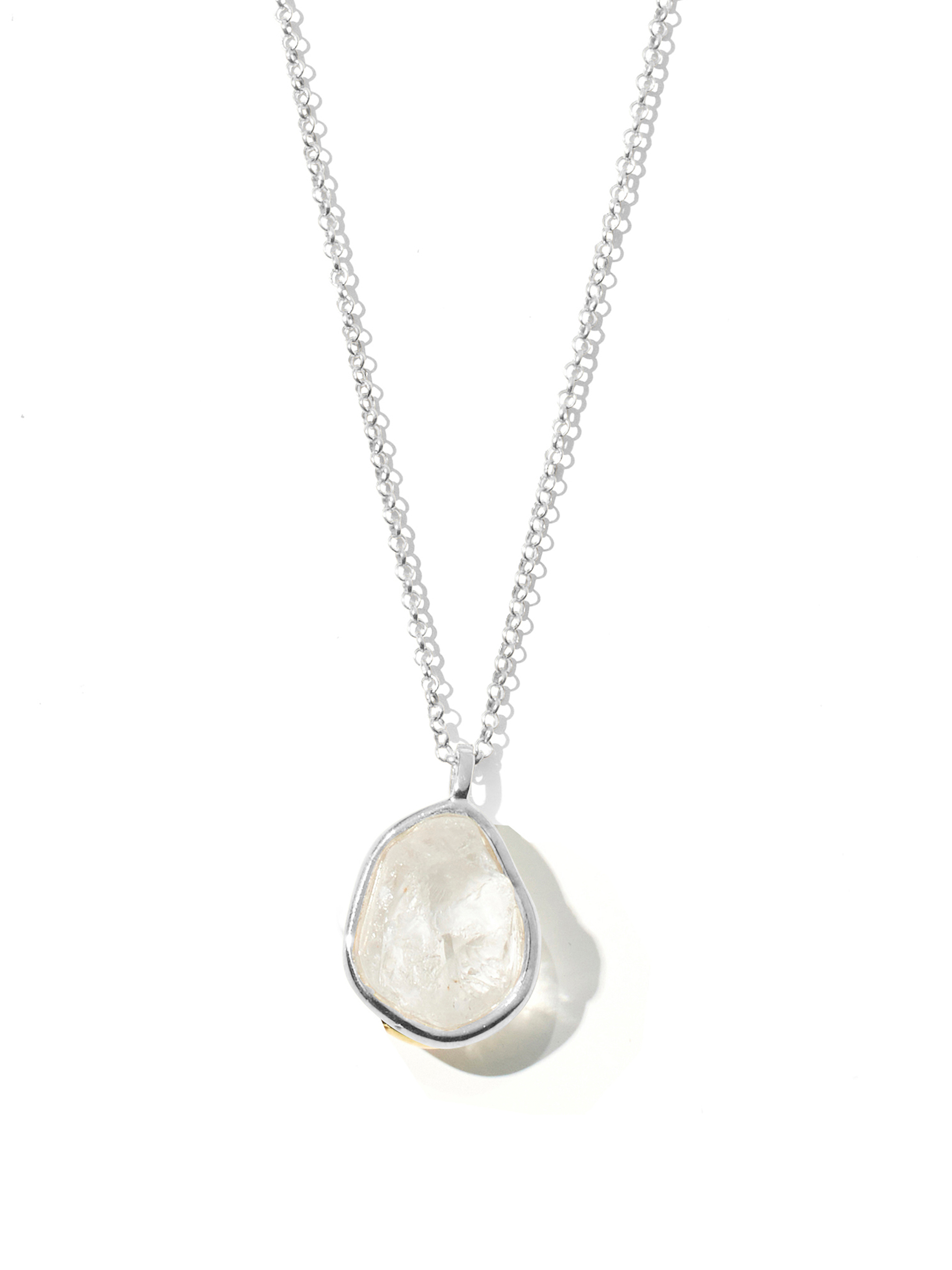 azalea necklace | clear quartz