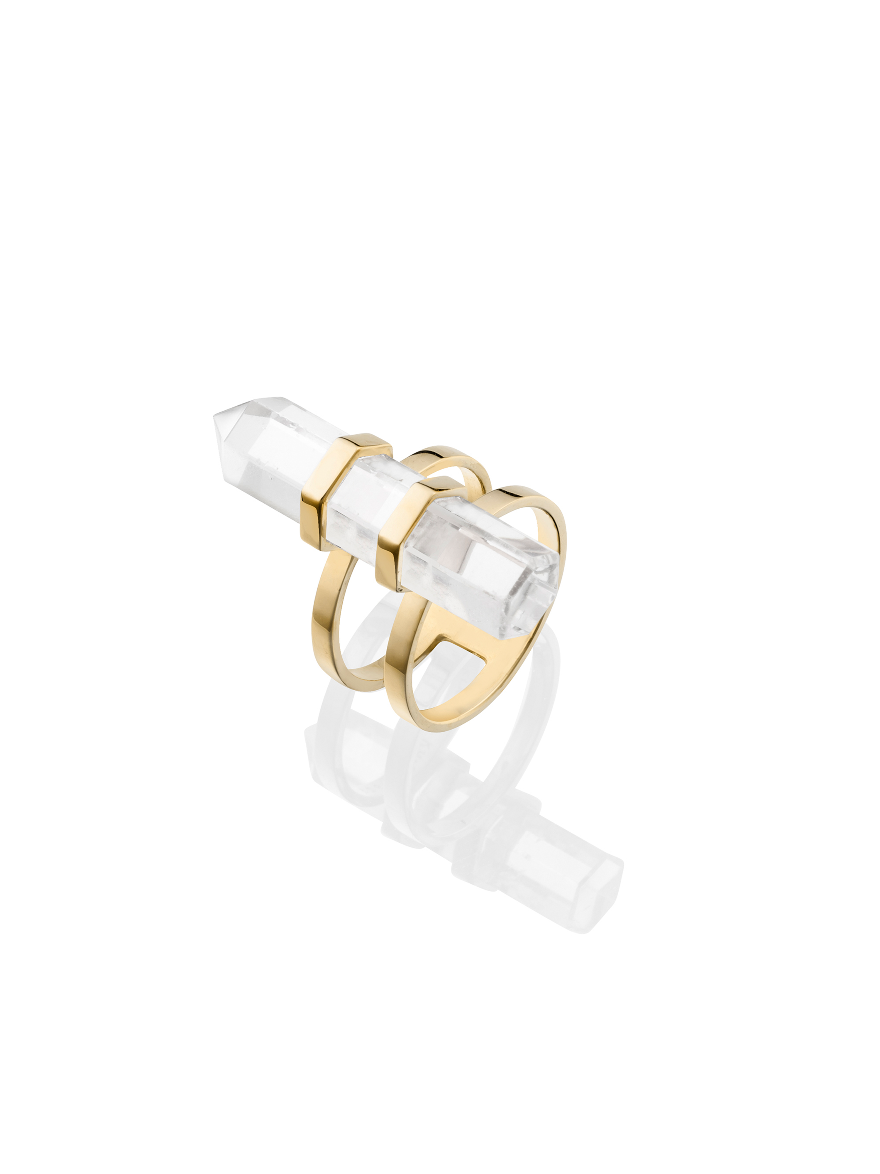 new love clarity ring | clear quartz