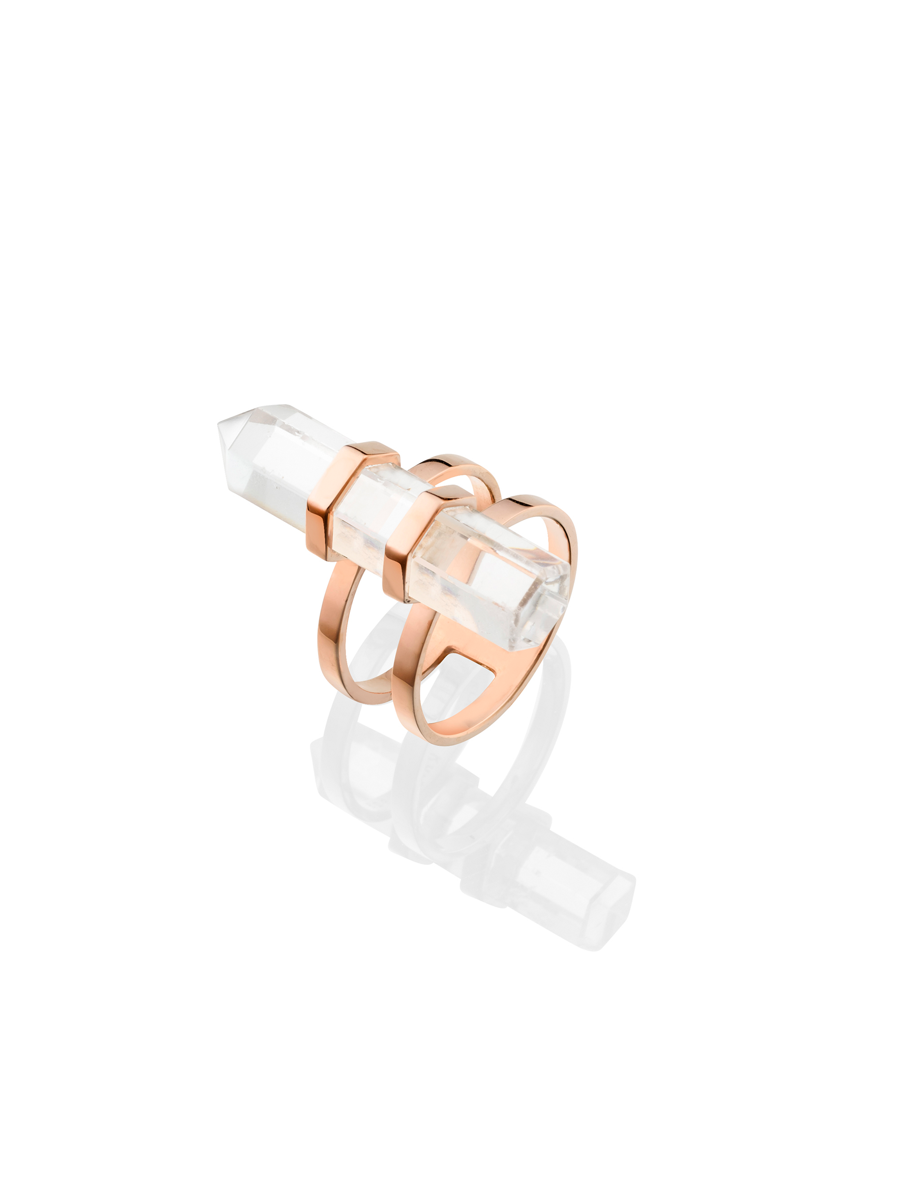 new love clarity ring | clear quartz